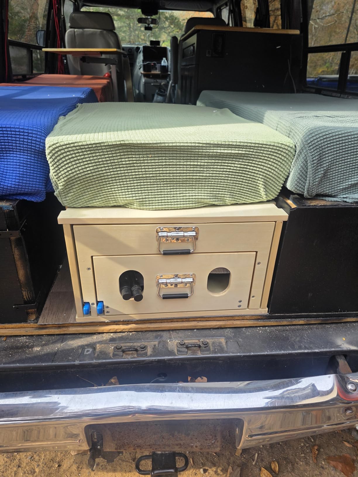 Overland Kitchen Slide-Out System, All-in-One Camp Kitchen Box with Sink, Chopping and Cooking, Right Side, Folding Camping Table for SUV, Overlanding, Car Camping, 1-Minute Setup customer photo 1