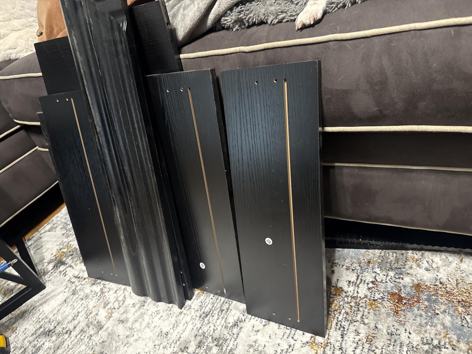 PRAISUN 70'' Fireplace TV Stand with 42'' Electric Fireplace, Farmhouse TV Stand for 65 75 Inch TV, Entertainment Center TV Console with 3 Drawers, Fluted Design, for Living Room, Distressed White customer photo 1