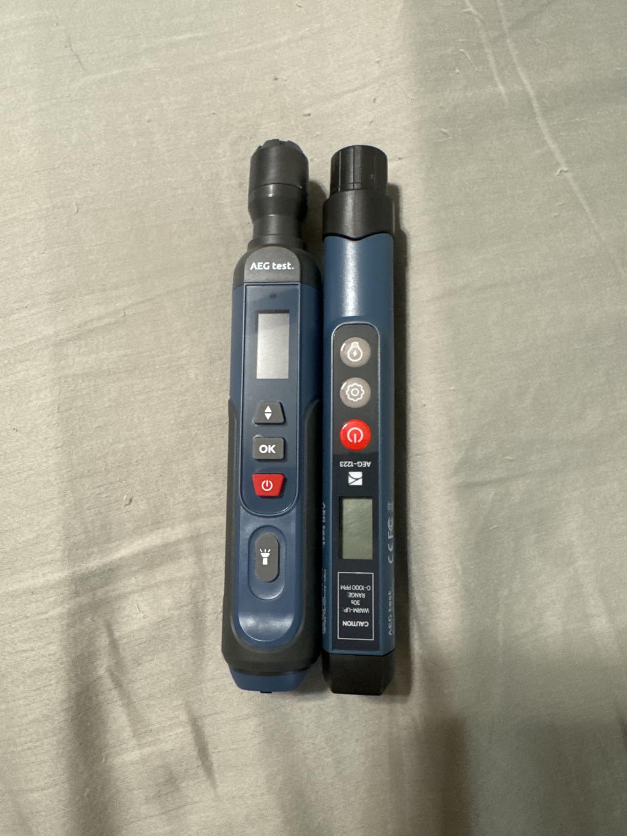 AGT-2459 Portable Carbon Monoxide Detector, Rechargeable CO Detector, 0~1000PPM with Audible & Visual Alarms, TFT Color Screen for Home/Travel/Industrial and Mobile Operations - Blue customer photo 1