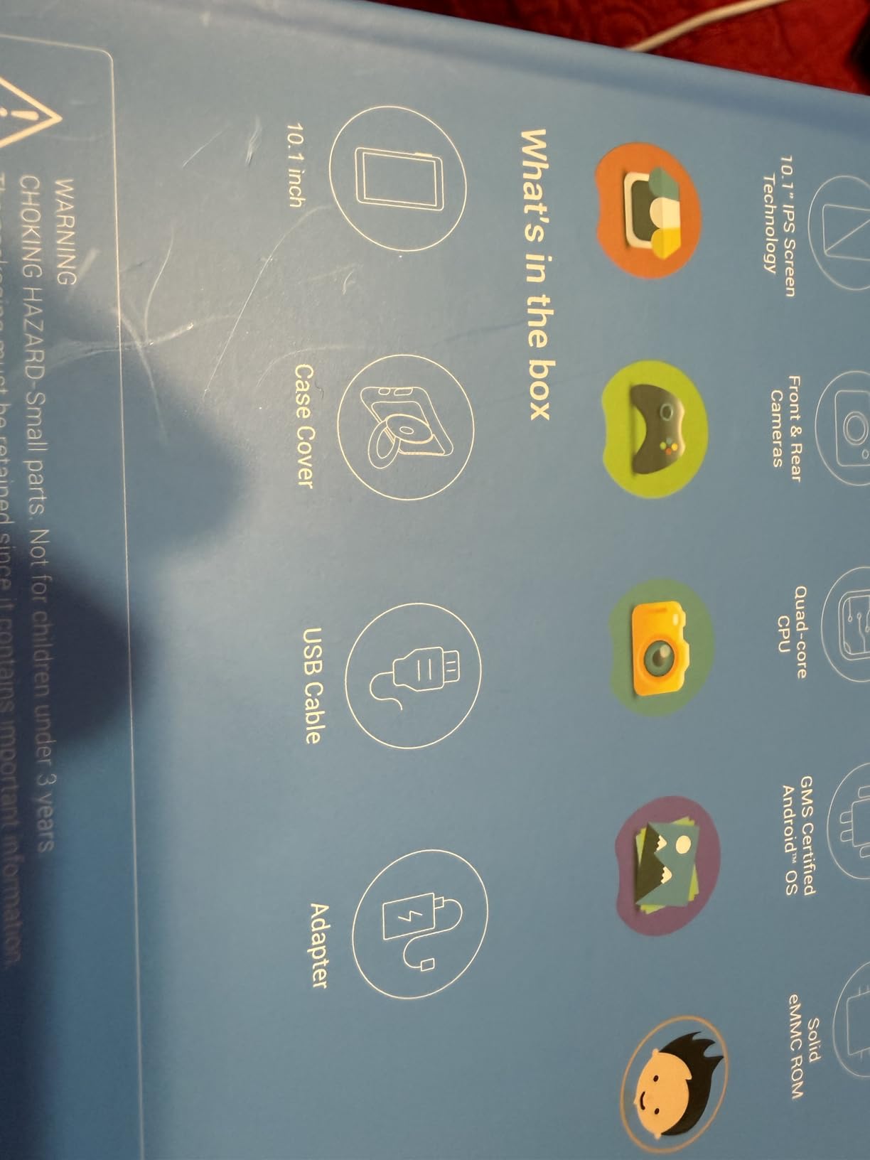 Kids Tablet 10 Inch, Android 15.0, 8GB (3+5 Extended) RAM, 32GB ROM (Expandable to 1TB), Dual Camera, 6000mAh, Preloaded with Kid-Friendly Apps, Tablet with Case, Android Tablets for Kids (Pink) customer photo 1