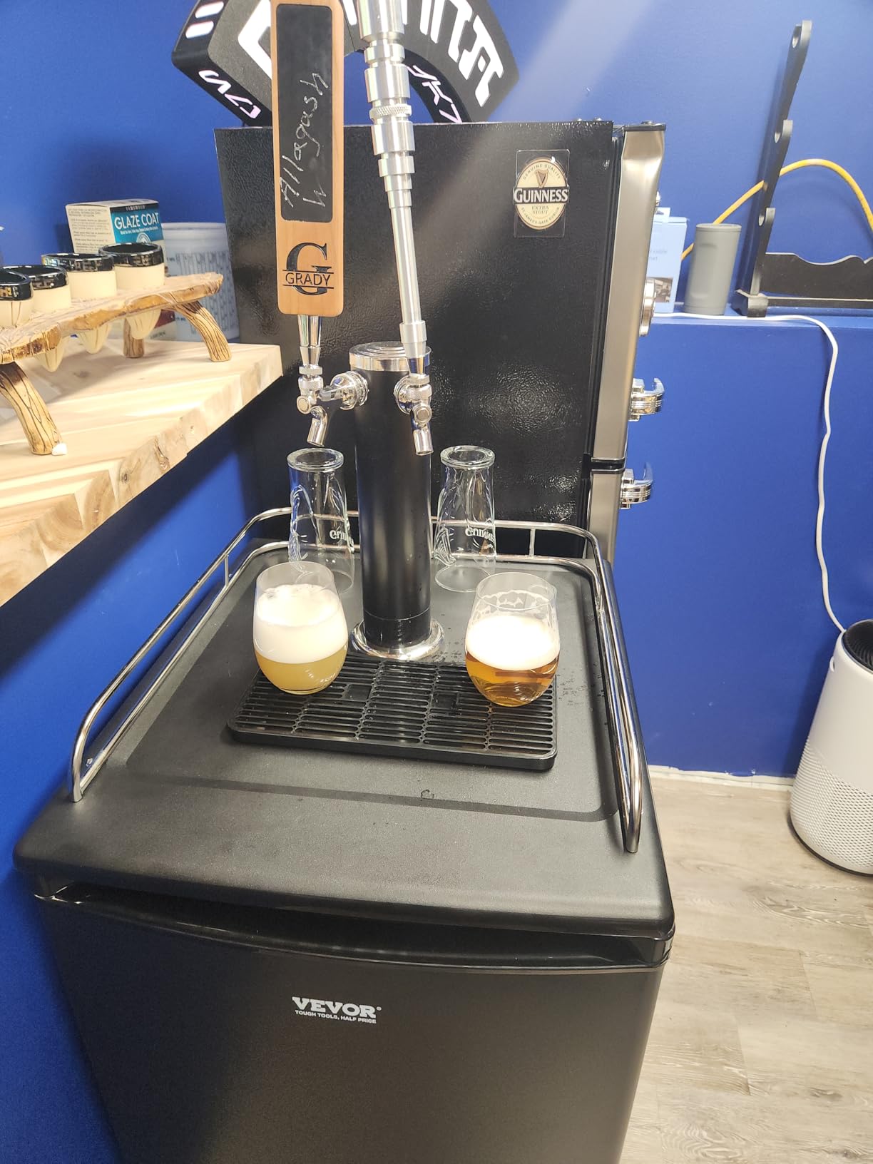 VEVOR Beer Kegerator, Single Tap Commercial Draft Beer Dispenser for D system, Refrigerator With Shelves customer photo 1