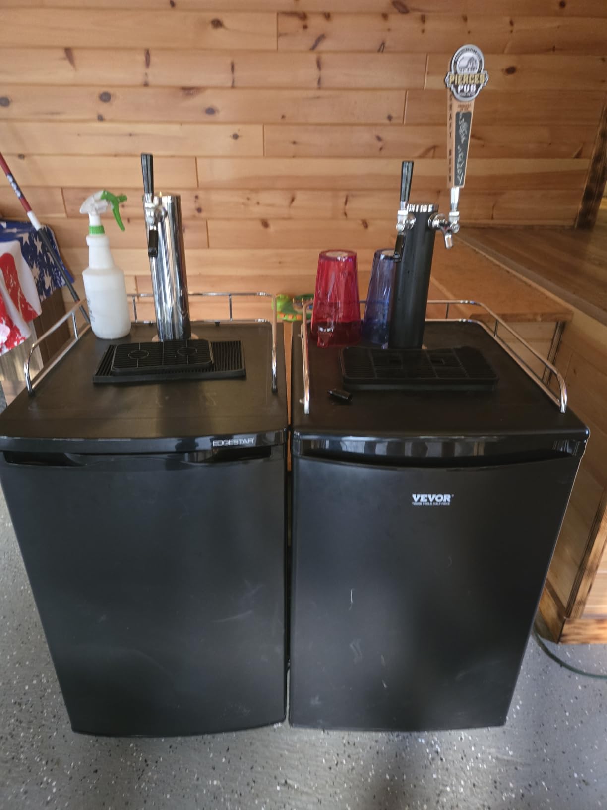 VEVOR Beer Kegerator, Single Tap Commercial Draft Beer Dispenser for D system, Refrigerator With Shelves customer photo 2