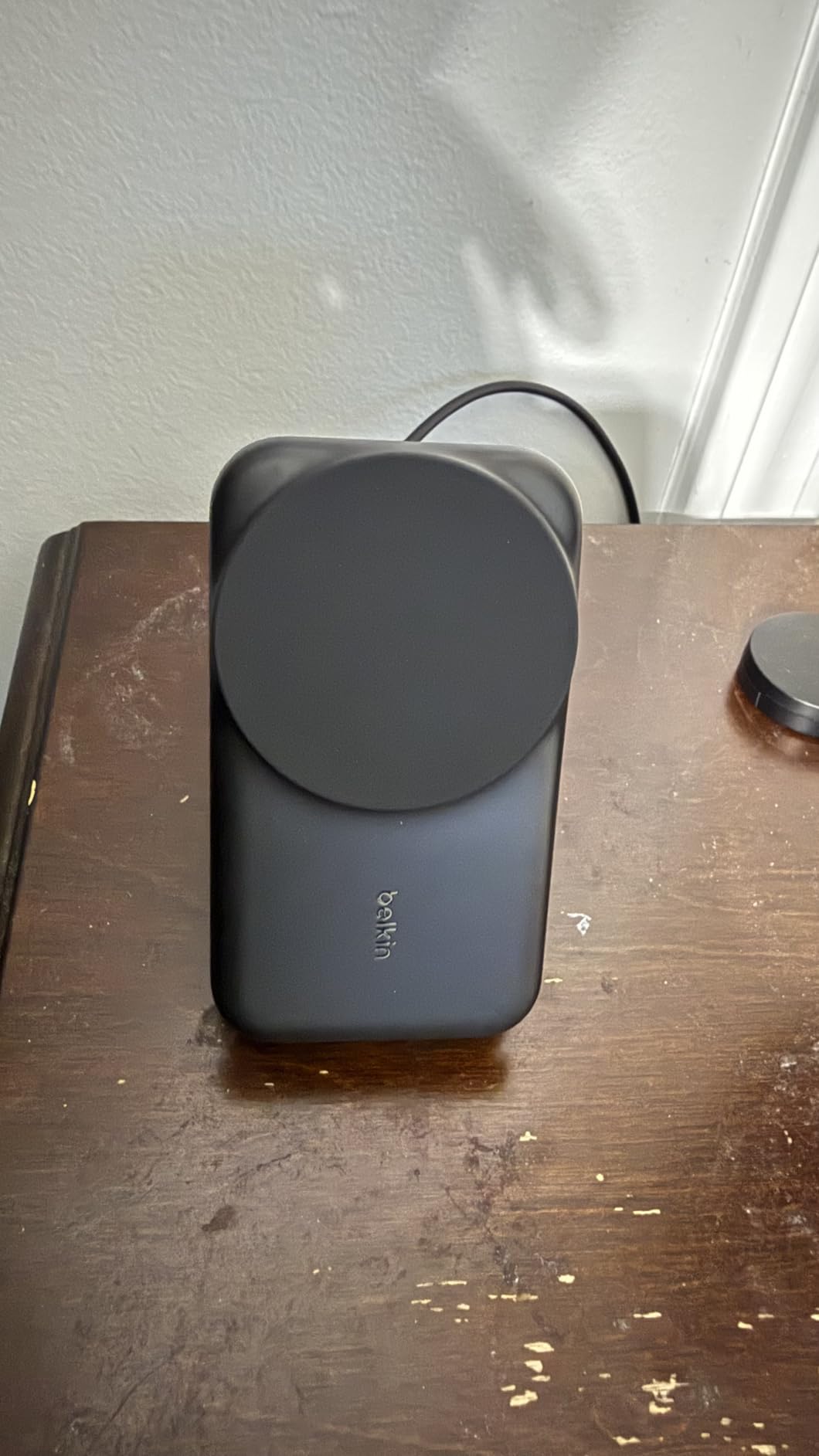 Belkin MagSafe Charger Compatible, 2-in-1 Charging Station, Qi2.2 25W Magnetic Wireless Charger Dock, Foldable Stand, with 5W USB-C Port, for iPhone 17/16/15, Pixel 10, AirPods customer photo 2