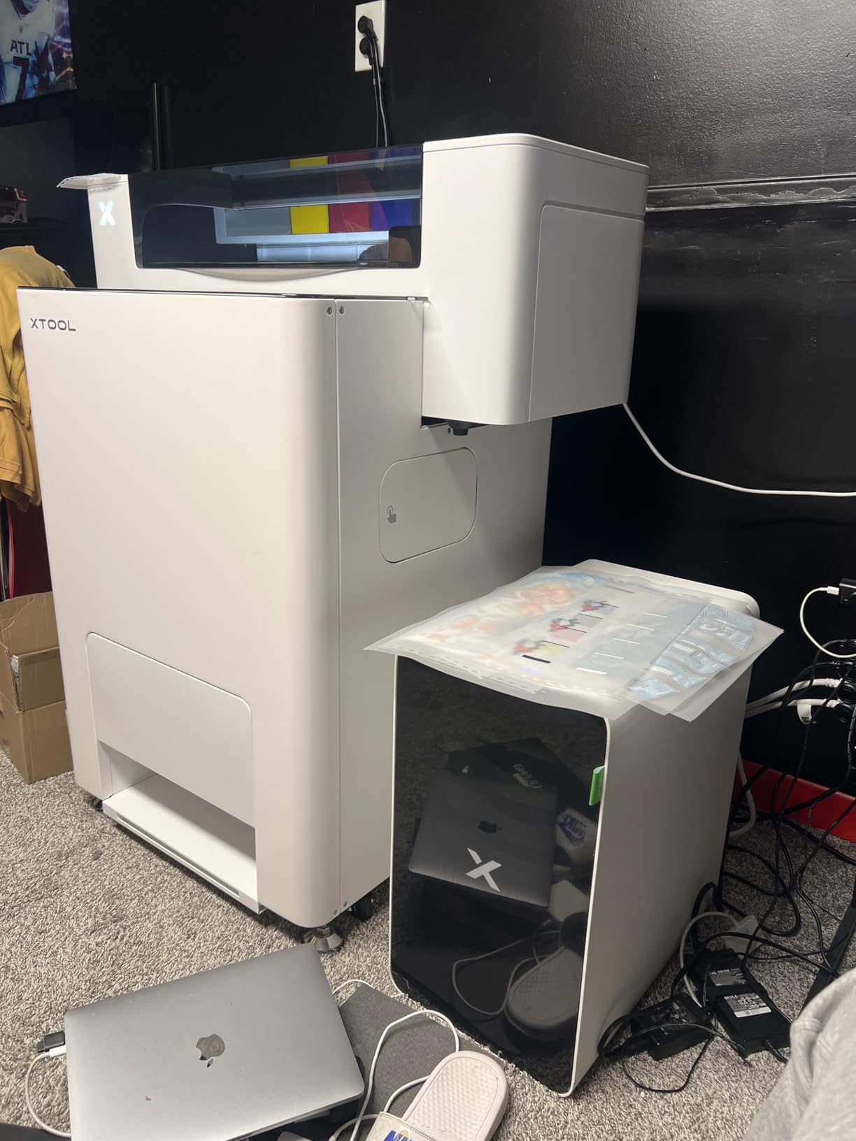 xTool Apparel Printer Bundle with Shaker Oven & Air Purifier, 14'' A3 DTF Printer, One-Click Print-to-Bake, High-Speed with Dual I1600 Printheads, Multi-Fabric Compatible, 24/7 Auto-Maintenance customer photo 1