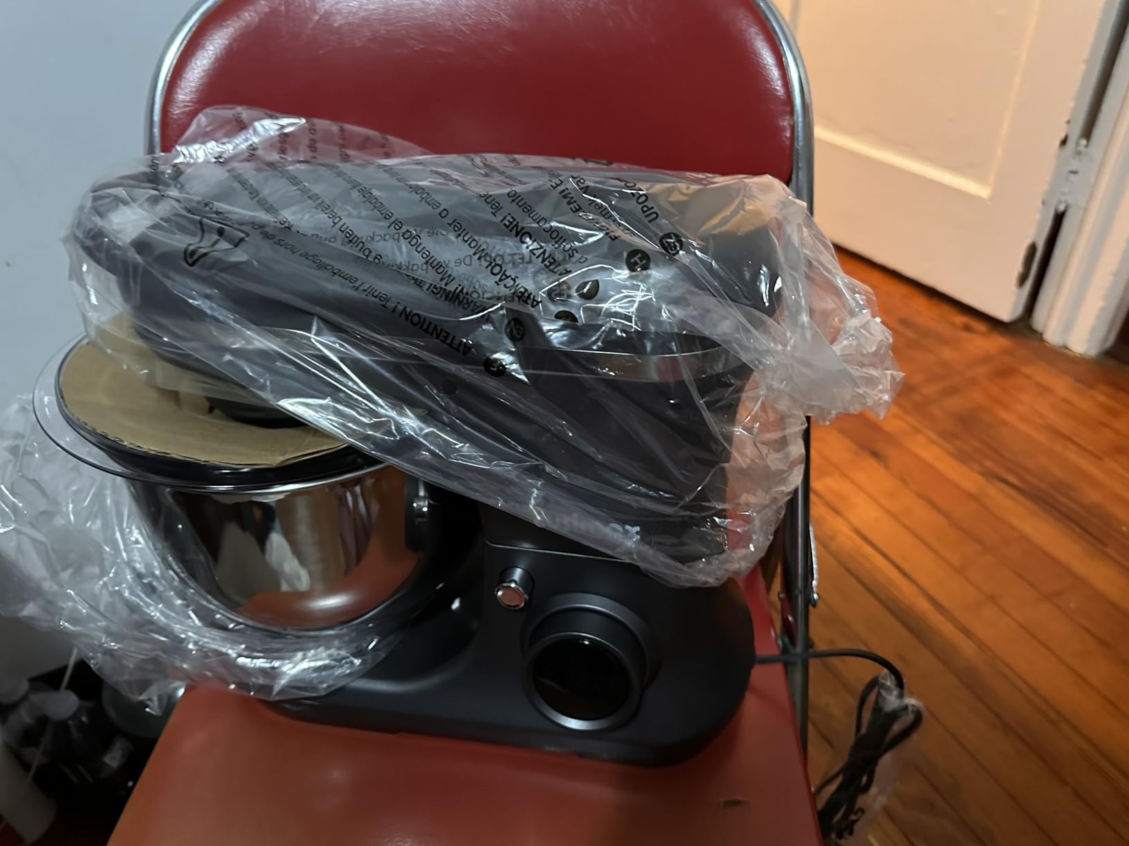 CUSIMAX Stand Mixer, Dough Mixer with Digital Switch Control Timer 15mins & 8-Speed, 5-Quart 650W Kitchen Electric Mixer, Tilt-Head (Grey) customer photo 2