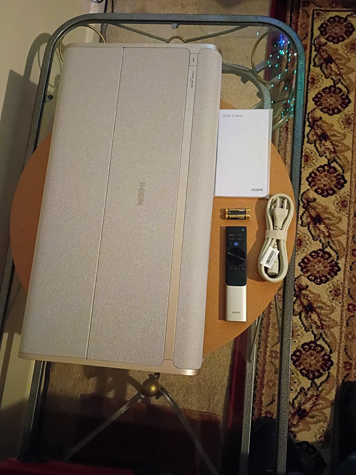 XGIMI AURA 2 GTV UST Laser Projector, Dolby Vision, IMAX Enhanced, 1,000,000:1 Dynamic Contrast Ratio, 0.177:1 Throw Ratio, Harman Kardon, 2300 Lumens customer photo 1