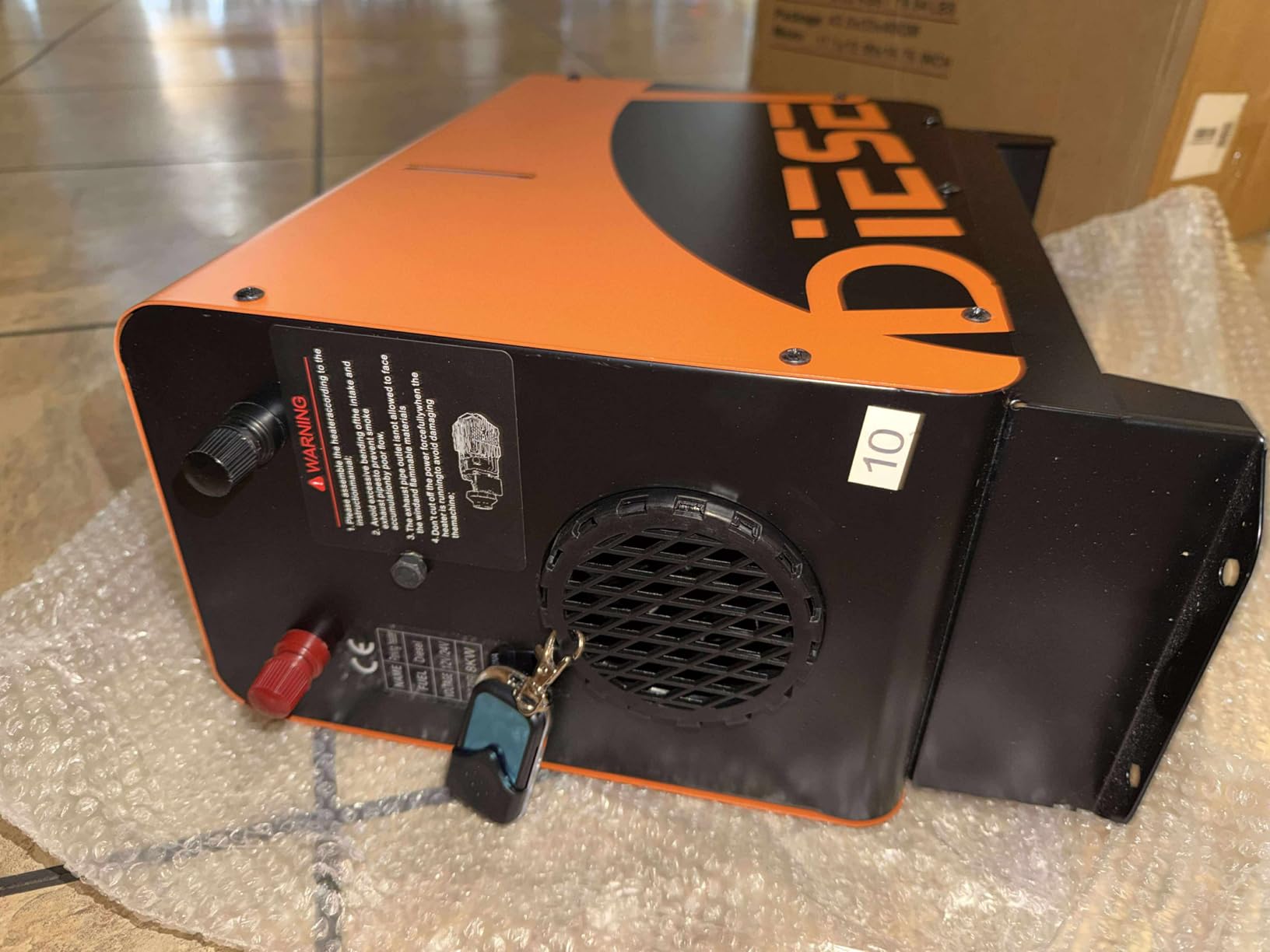 SILVEL Diesel Heater 8KW 110V/12V/24V, All-in-One 9L-10L Portable Diesel Air Heater with LCD Screen, Remote Control, Suitable for Car, Camper, RV, Truck, Home, Garage, Shop, Boat, White customer photo 2