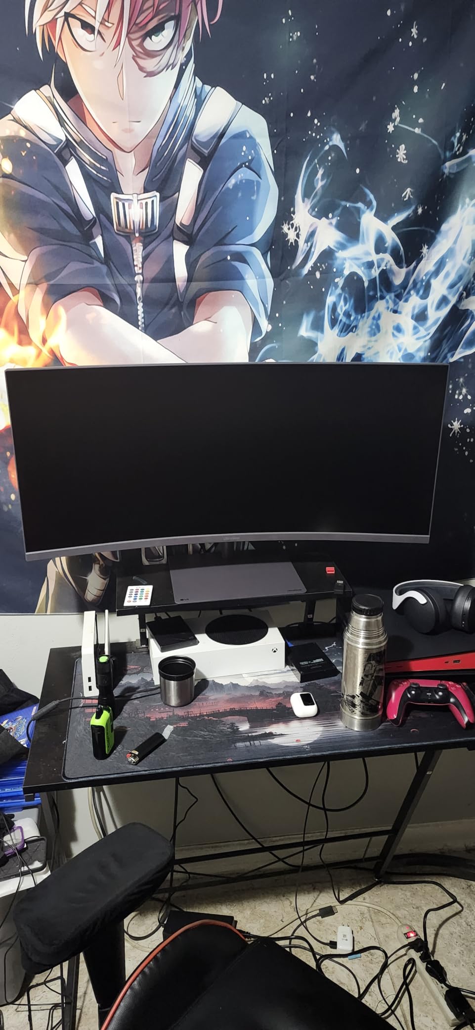 LG 34G630A-B 34-Inch Ultragear WQHD (3444 x 1444) Curved Gaming Monitor, 240Hz, 1ms, FreeSync Premium, DisplayHDR 400, Built-in Speaker, HDMI, DisplayPort, USB Type-C, Tilt/Height/Swivel Stand, Black customer photo 1