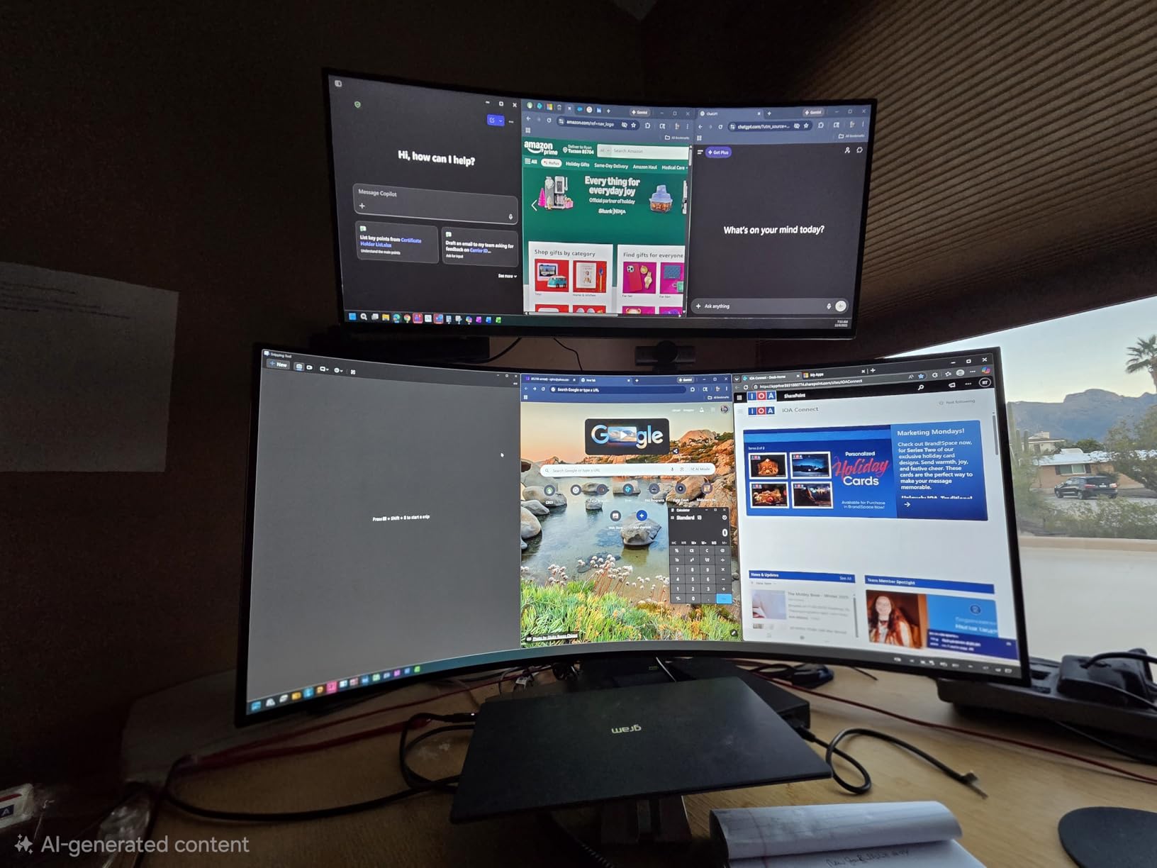 LG 34G630A-B 34-Inch Ultragear WQHD (3444 x 1444) Curved Gaming Monitor, 240Hz, 1ms, FreeSync Premium, DisplayHDR 400, Built-in Speaker, HDMI, DisplayPort, USB Type-C, Tilt/Height/Swivel Stand, Black customer photo 2