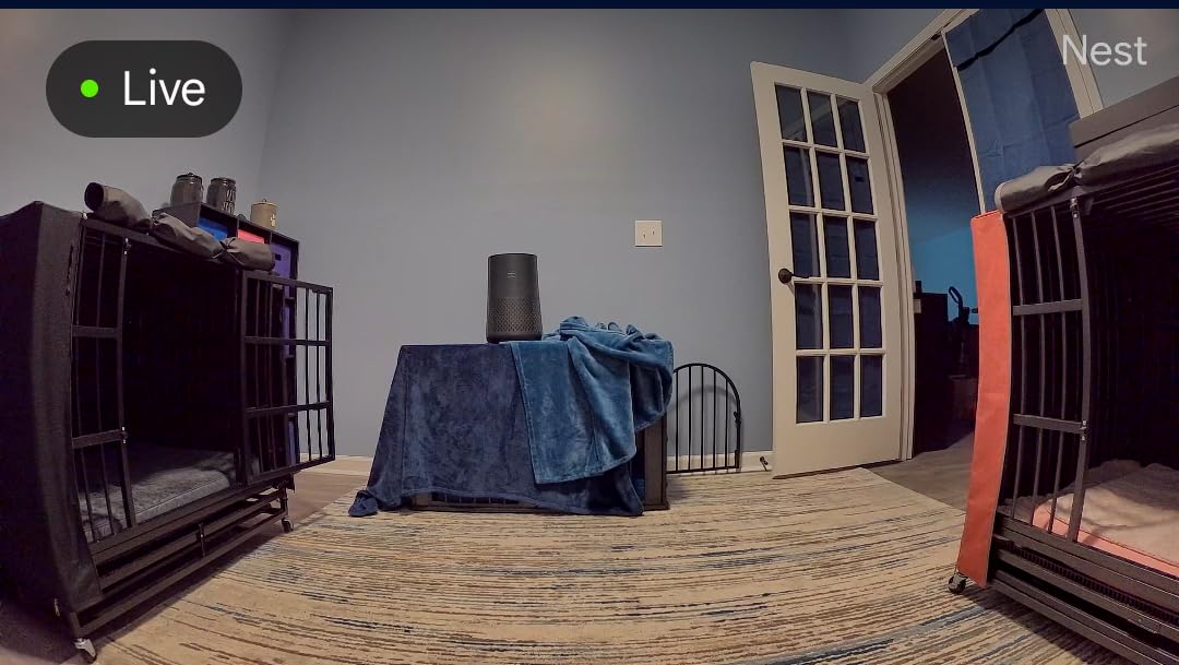 Google Nest Cam Indoor (Wired, 3rd Gen) - Security Camera with 2K Video and Gemini, Night Vision, 2-Way Audio, Works with Google Home - 2025 Model - Snow customer photo 2