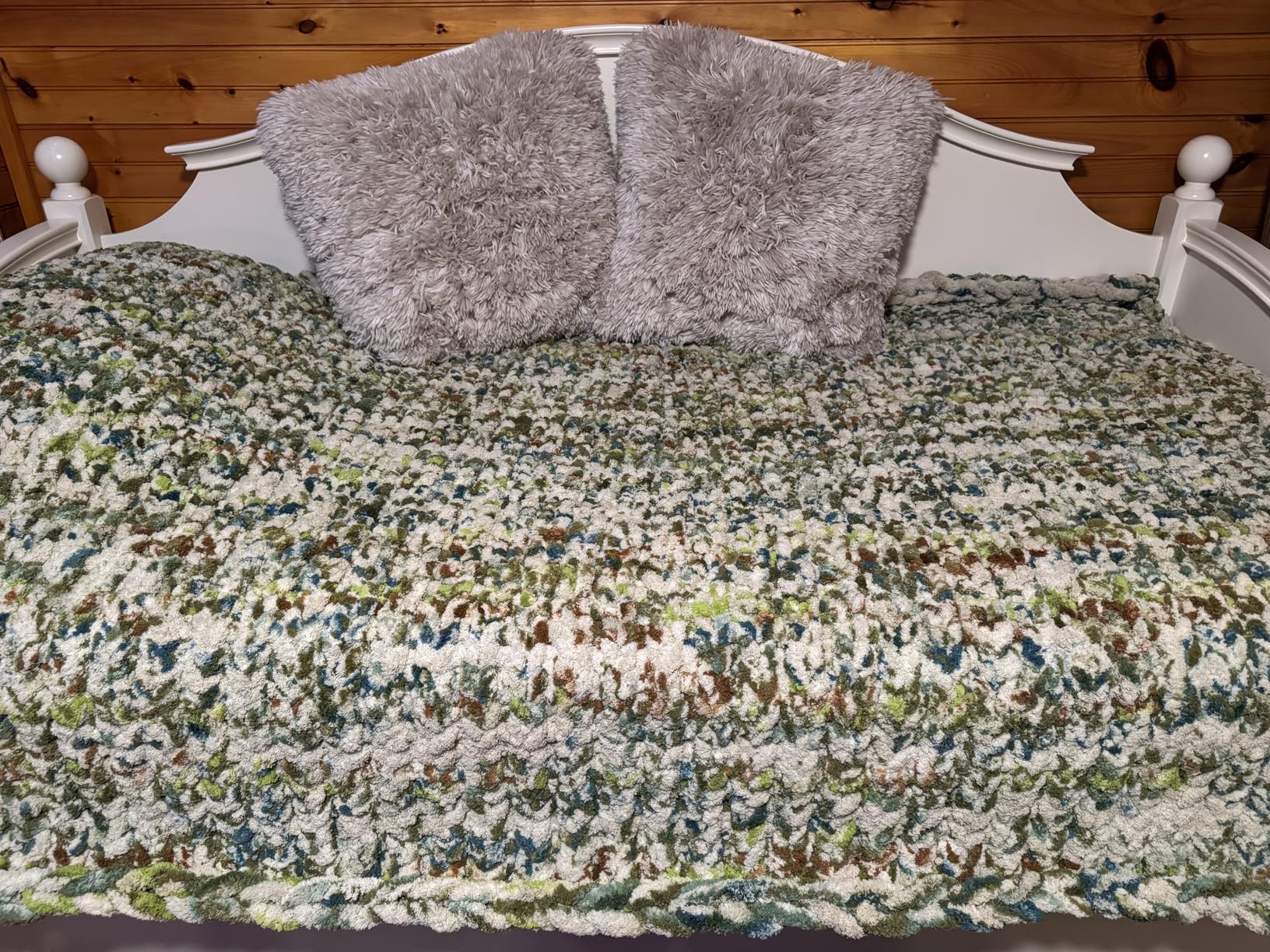 QWM Chunky Blankets Loom Knitting Looms Long Installation Free and Adjustable Foldable Portable Extra Loom Large 38,48,60, 72,84,96 Inch (38inch) customer photo 2