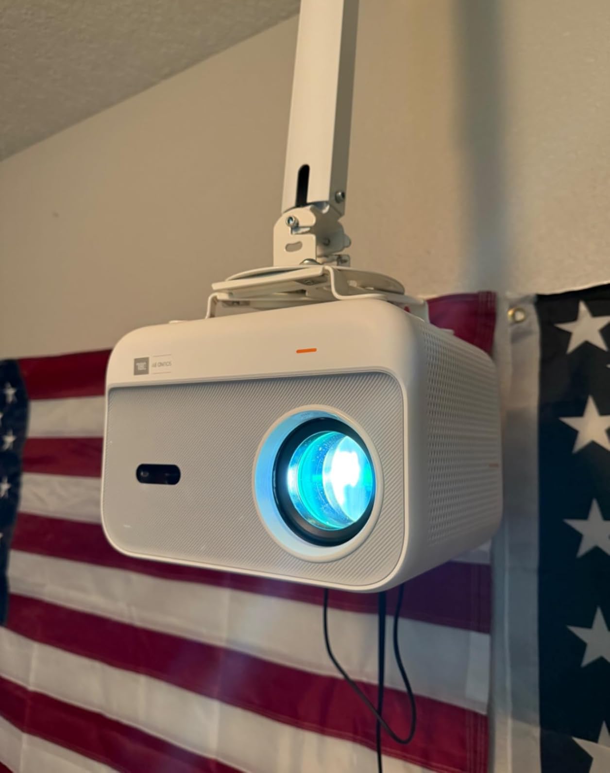 Yaber Projector with WiFi and Bluetooth, Sound by JBL & High Brightness, Auto Focus/Keystone Correction, 3D Sound Movie Proyector, Portable projector for Home & Outdoor customer photo 1