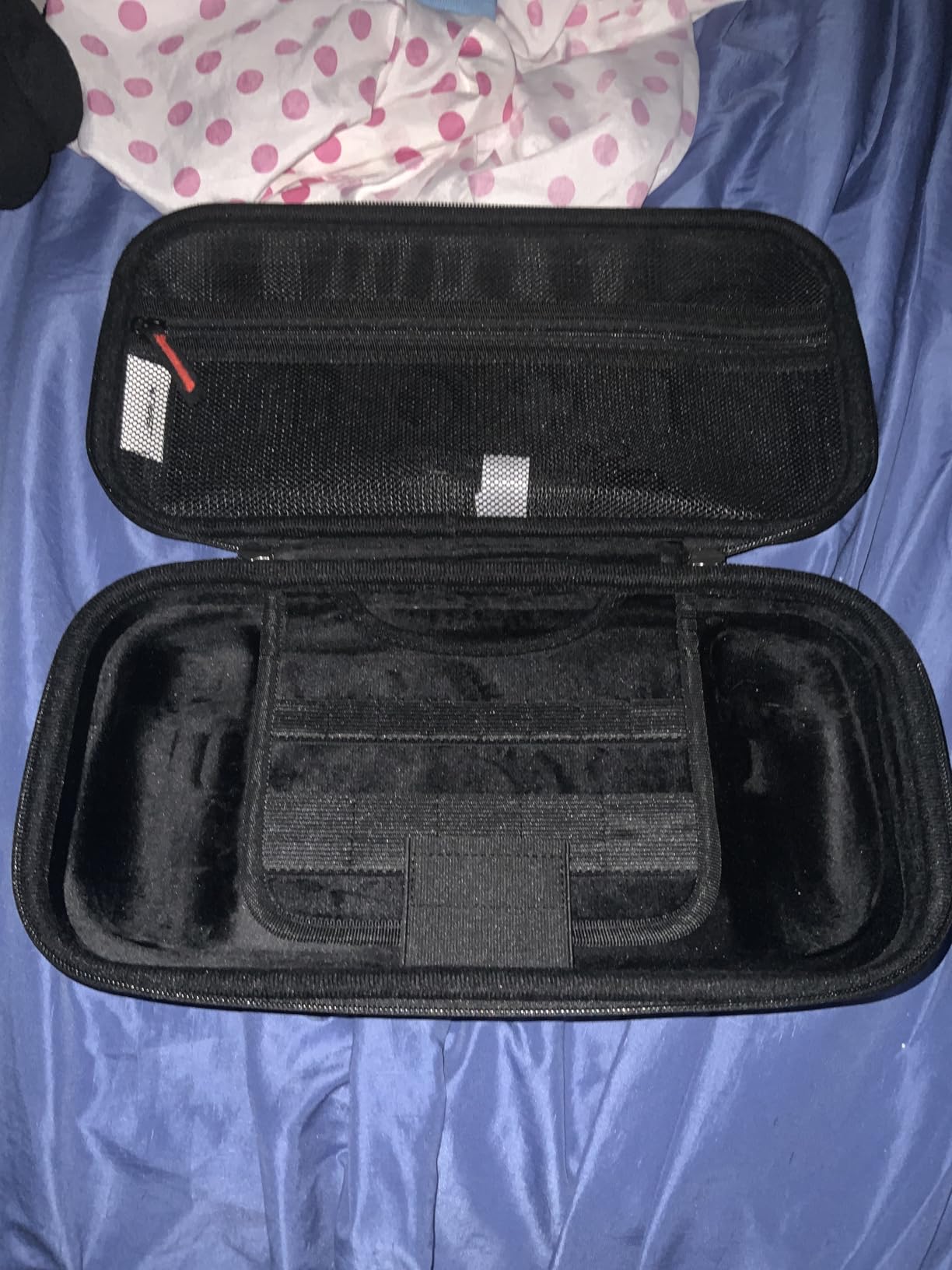 JSAUX Carrying Case for Lenovo Legion Go / Go S / Go 2, Large Capacity Hard Travel Pouch, Screen Protector Cover with Hand Grip, Storage Bag for Console, Controllers and Dock - Black customer photo 2