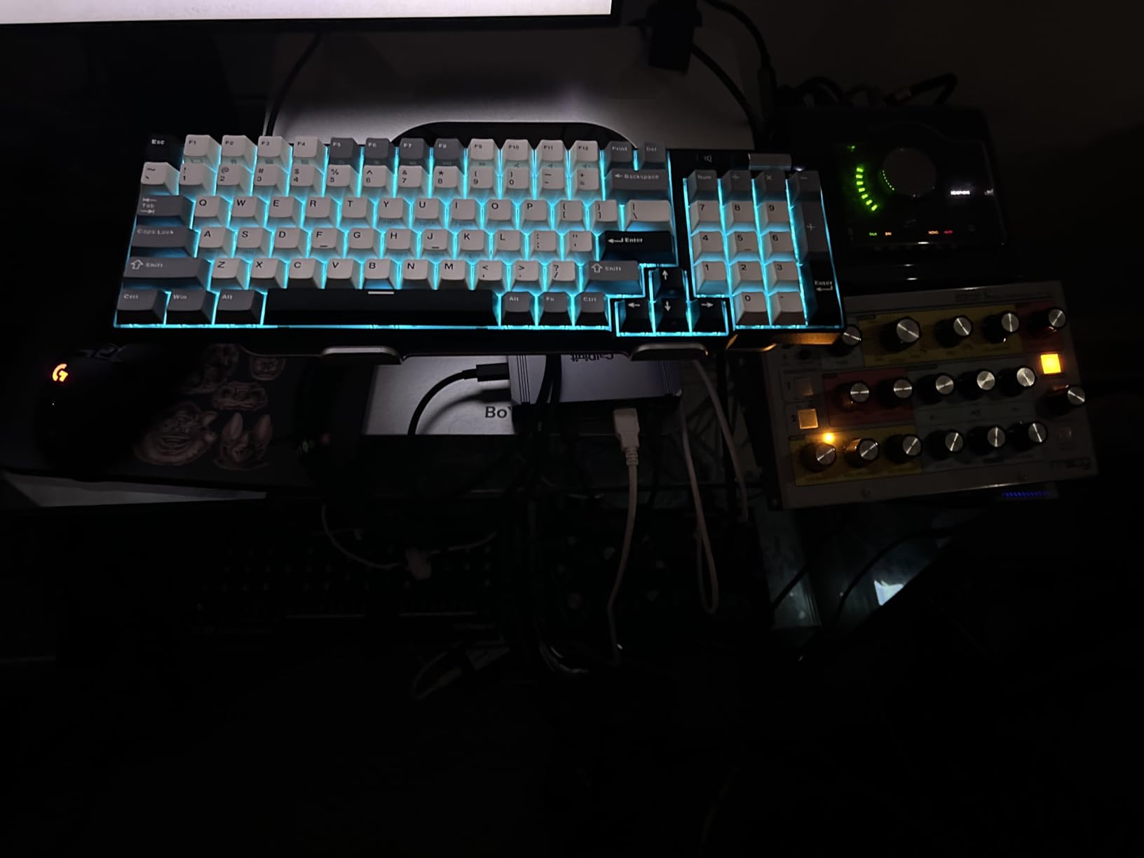 RK ROYAL KLUDGE C96 HE Mechanical Gaming Keyboard, Hall Effect Magnetic Switch, Hot Swappable 90% Wired RGB Keyboard w/Wrist Rest, Rapid Trigger Adjustable Actuation, 8K Polling Rate, Pro Web Driver customer photo 2