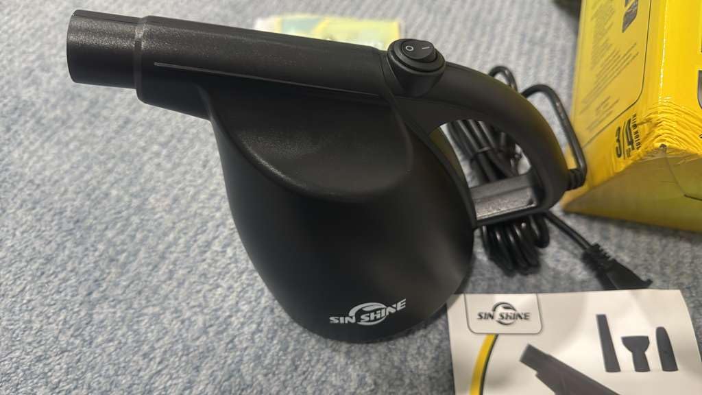 SIN SHINE Compressed Air Duster-110000RPM Super Power Electric Air Duster for Cleaning Dust, Hairs, Crumbs, Scraps for Laptop, Computer, Replaces Compressed Air Cans & Canned Air (Jet-Black) customer photo 2