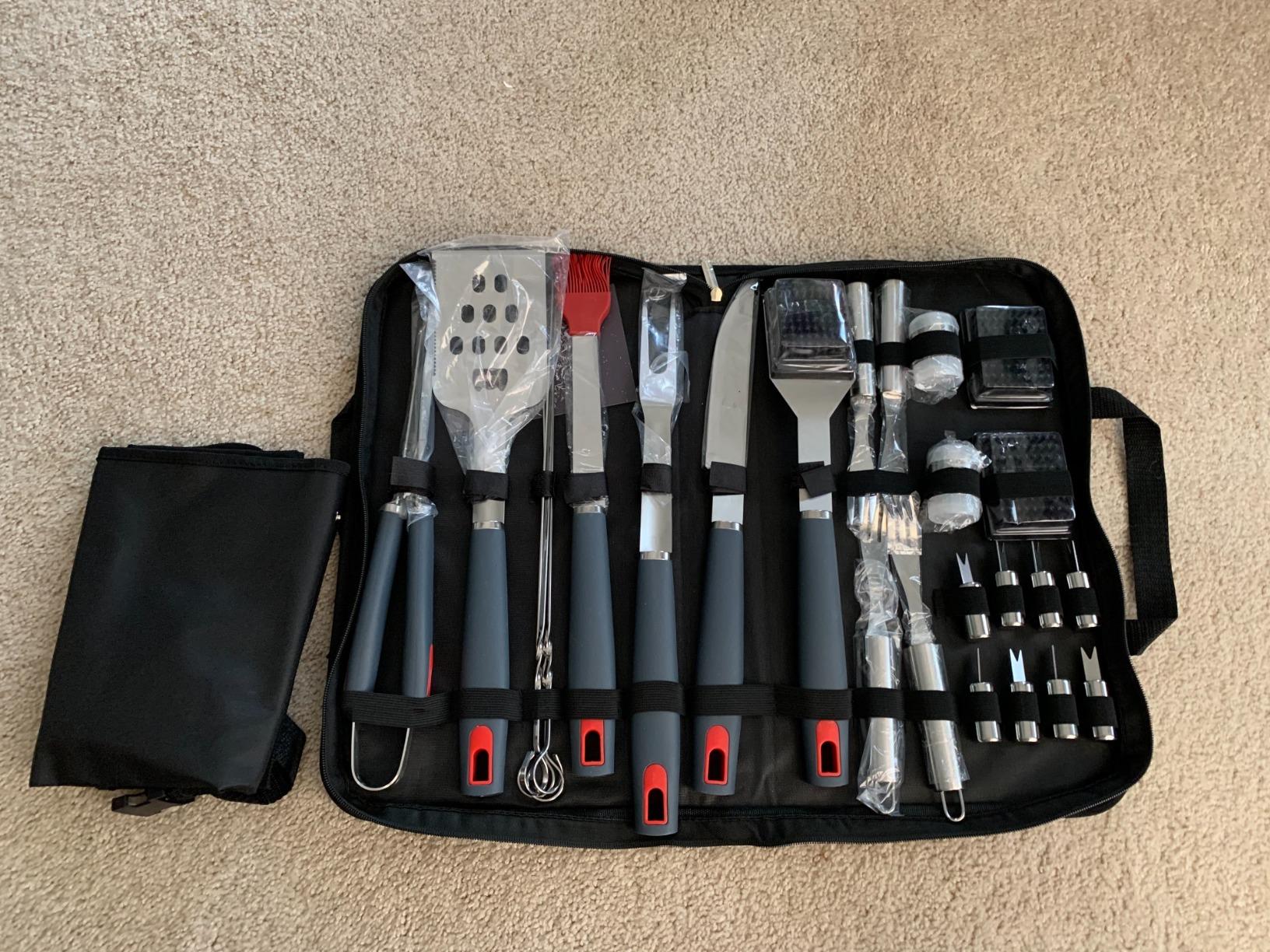 4-Burner Propane Gas BBQ Grill with Side Burner, 46,500 BTU Output Stainless Steel Barbecue Grill with Enameled Cast Iron Grates and Side Tables for Outdoor Cooking Kitchen and Patio Backyard customer photo 2