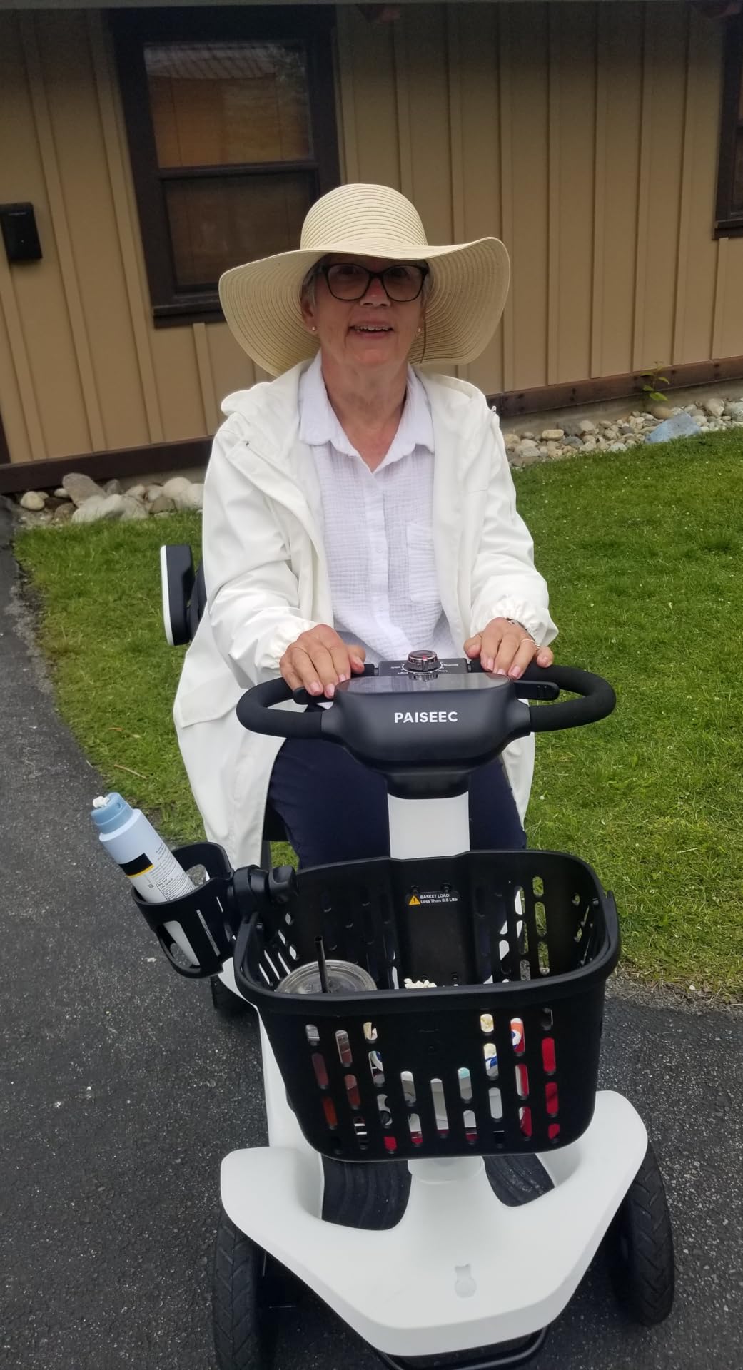 Paiseec S3 Pro Mobility Scooters for Adults, 40 Miles Long Lasting Mobility Scooter, Lightweight Travel Scooter for Seniors, 300 lbs Capacity, AI Speed Control, 250W Motor (Grey-40miles-S3) customer photo 2