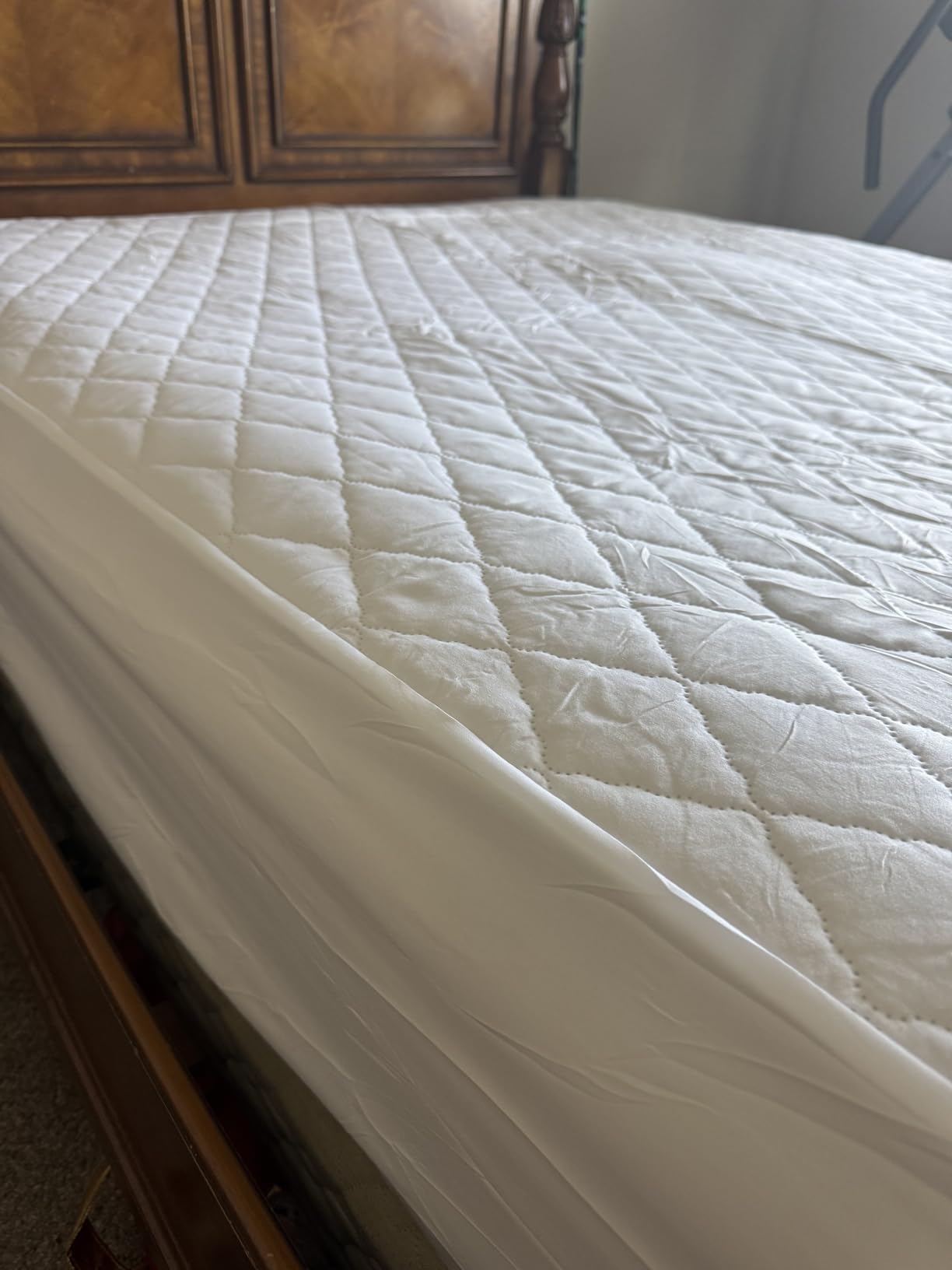 Queen Size Dual Layer 4 Inch Memory Foam Mattress Topper for Pressure Relief, 2