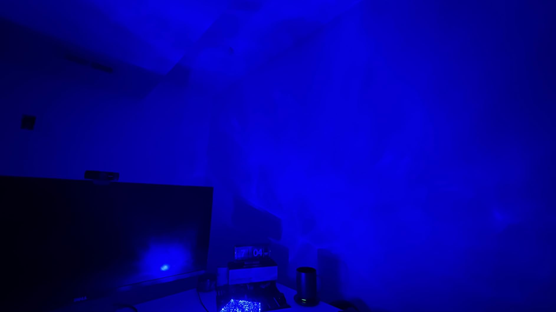 ELOUYCKE Ocean Wave Projector Light, 16 Colors Galaxy Projector Night Light Water Ripple Lamp Ambient Lighting with Remote Control, Mood Lights for Bedroom Shower Office Bar Game Room Kids Gifts customer photo 2