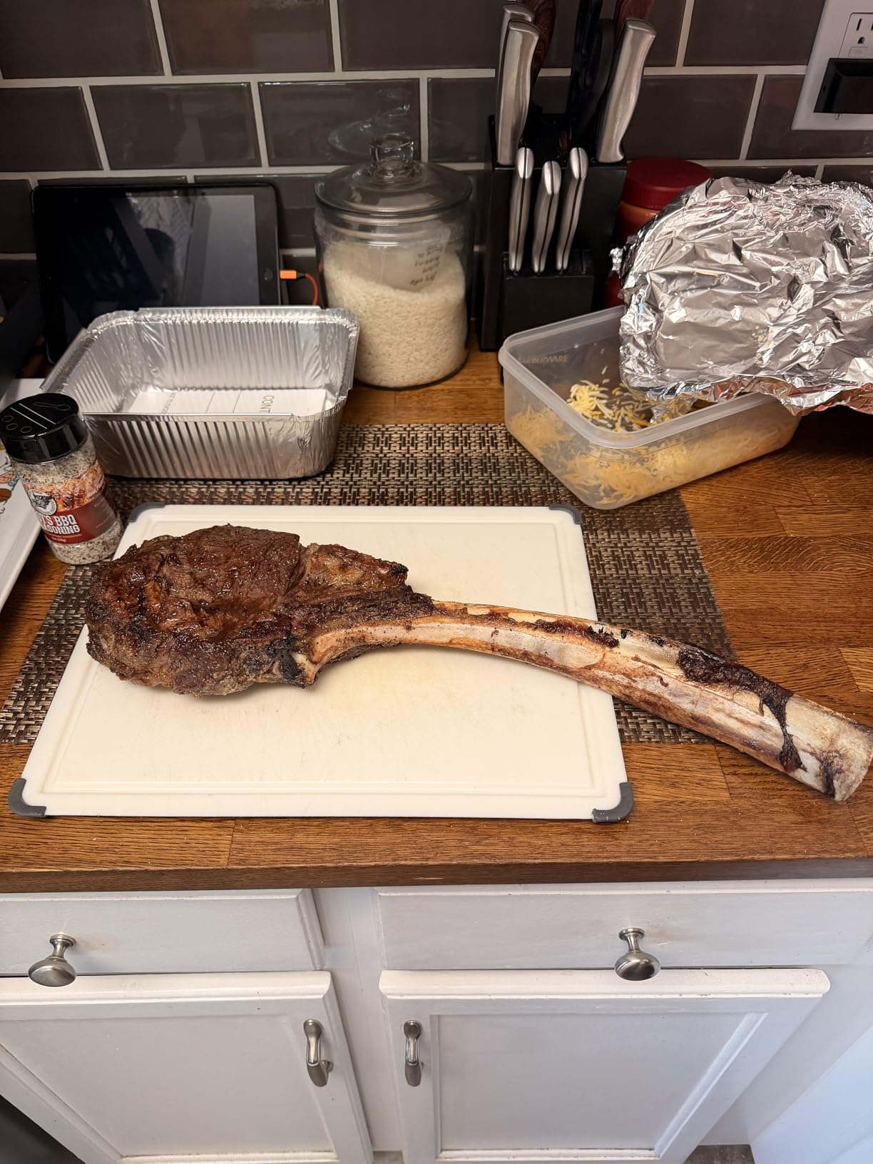 34,000 BTU 3-Burner Propane Gas Grill with Side Burner, All Stainless Steel BBQ Grill, Cast Iron Grates & Portable Cart with Wheels, Outdoor Barbecue Grill for Backyard, Patio, Camping (G31 PRO) customer photo 1