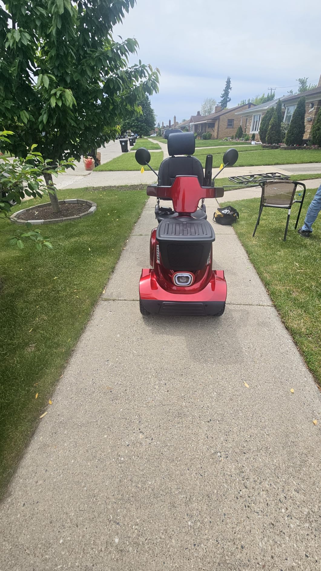 16-32 Miles Long Range Heavy Duty Mobility Scooter for Adults & Seniors, 500/1000W & 400/500LBS Capacity Power Electric Wheelchair w/Off-Road Absorber,10/13