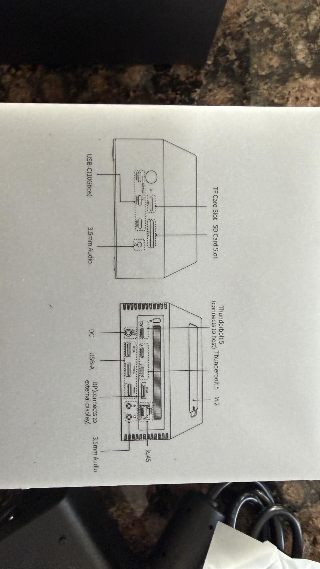 UGREEN Maxidok Thunderbolt 5 Dock Revodok 17 in 1, 120Gbps, M.2 SSD Slot, 3xTBT5, Single 8K/Dual 6K,240W Total Charging, 2.5G, SD 4.0, 3.5mm Audio Docking Station for MacBooks & Windows Laptops customer photo 1