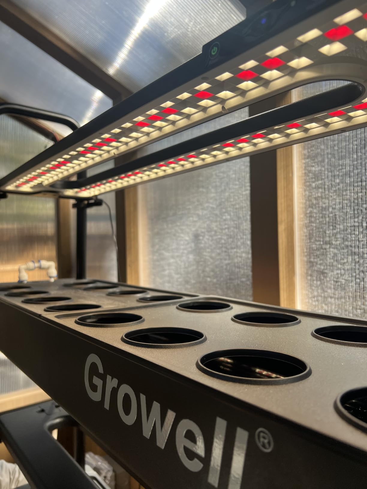 Large Hydroponics Growing System Kit, 48 Pods Vertical Hydroponic Garden, with 48 Large Buckets, 40L Indoor Garden System for Herb Vegetable Fruit, with 2 Light Modes, Auto Circulating Water System customer photo 2