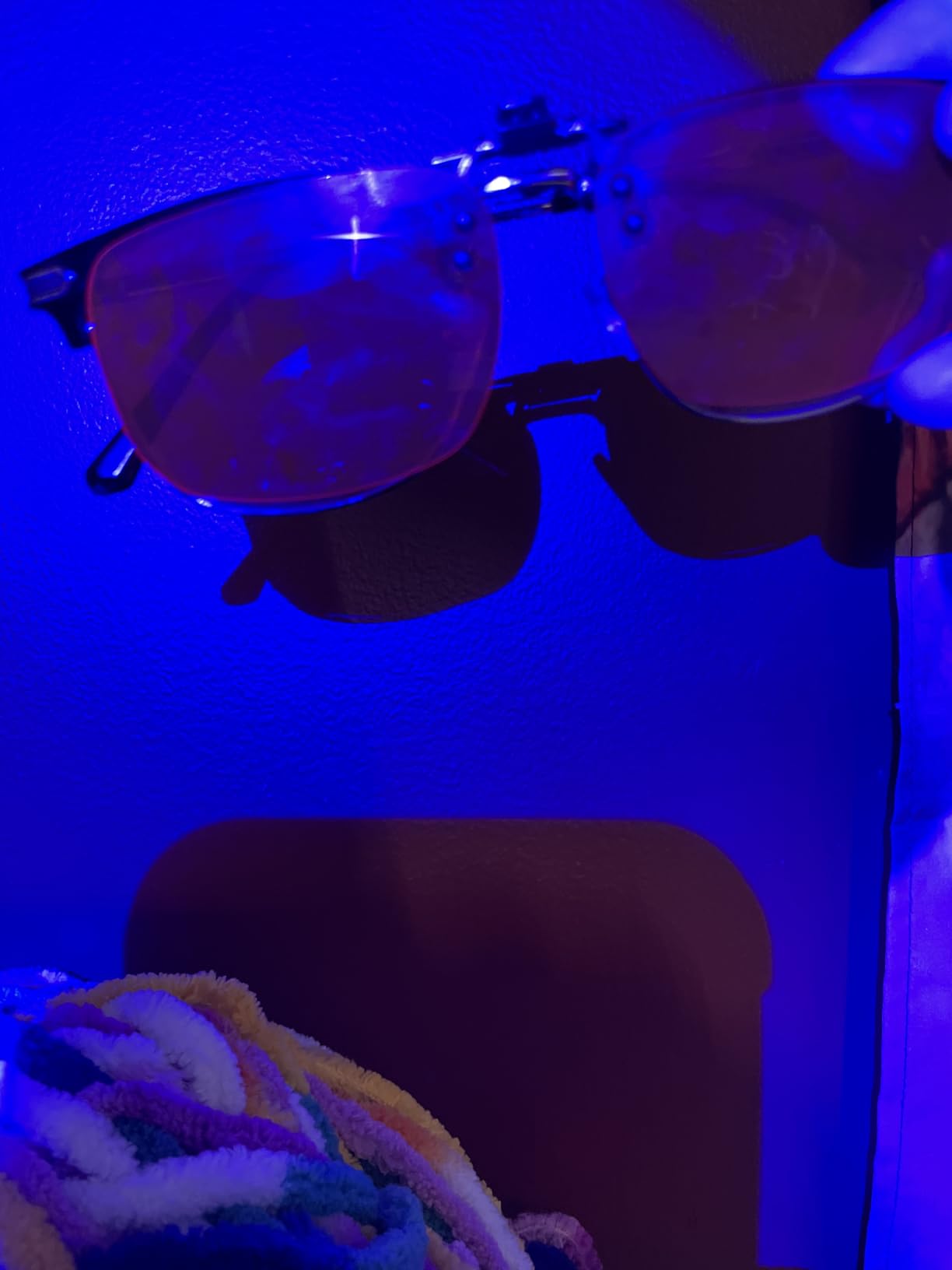 Slocyclub Clip On Blue Light Blocking for Women and Men,Flip-Up Design for Computer, TV, Gaming Reduces Eye Strain customer photo 2