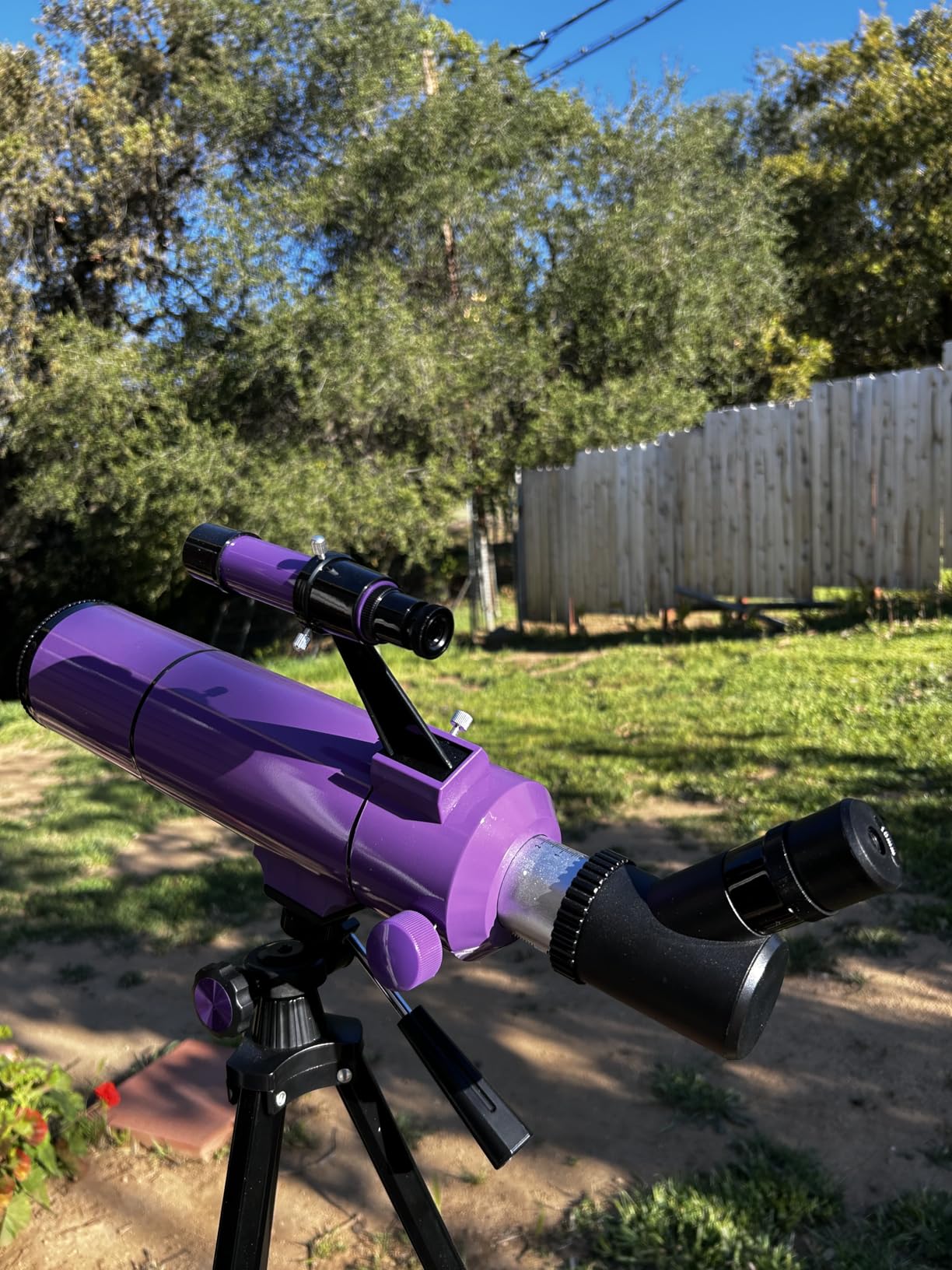 Telescope for Kids & Adults, 80mm Aperture 500mm Astronomical Professional Telescope for Adults High Powered, Portable Travel Telescopes for Beginners with Tripod & Adapter, Stickers, Backpack customer photo 2