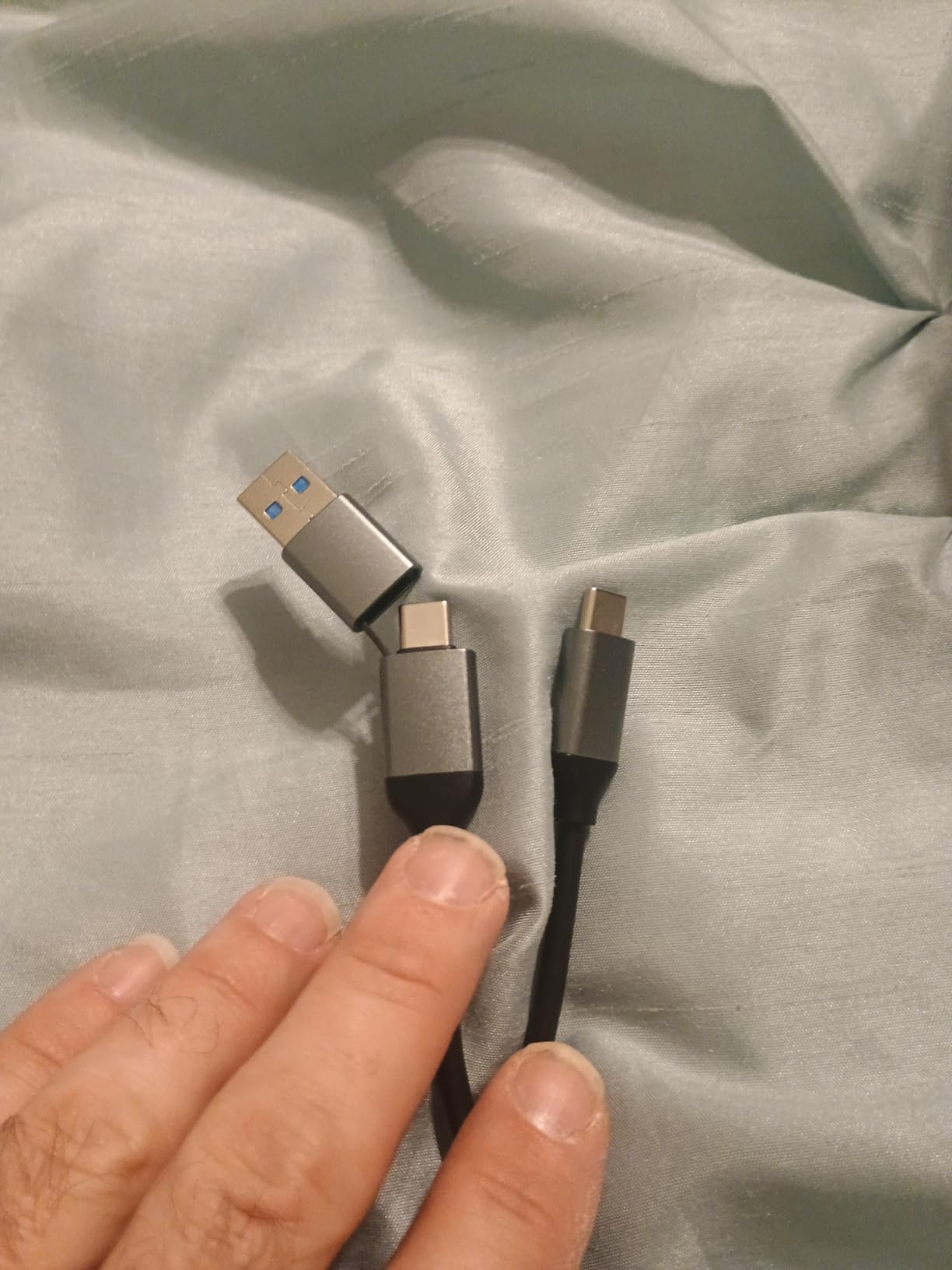 ORICO USB Hub 3.2, Clamp USB-Hub with Extra Power Supply Port, 10Gbps Aluminum 5-Port USB Extender with 2 USB-A 3.2 Ports, USB-C 3.2, SD/TF Card Reader 3.0, USB-3.2 Splitter for Monitor, Desk customer photo 1