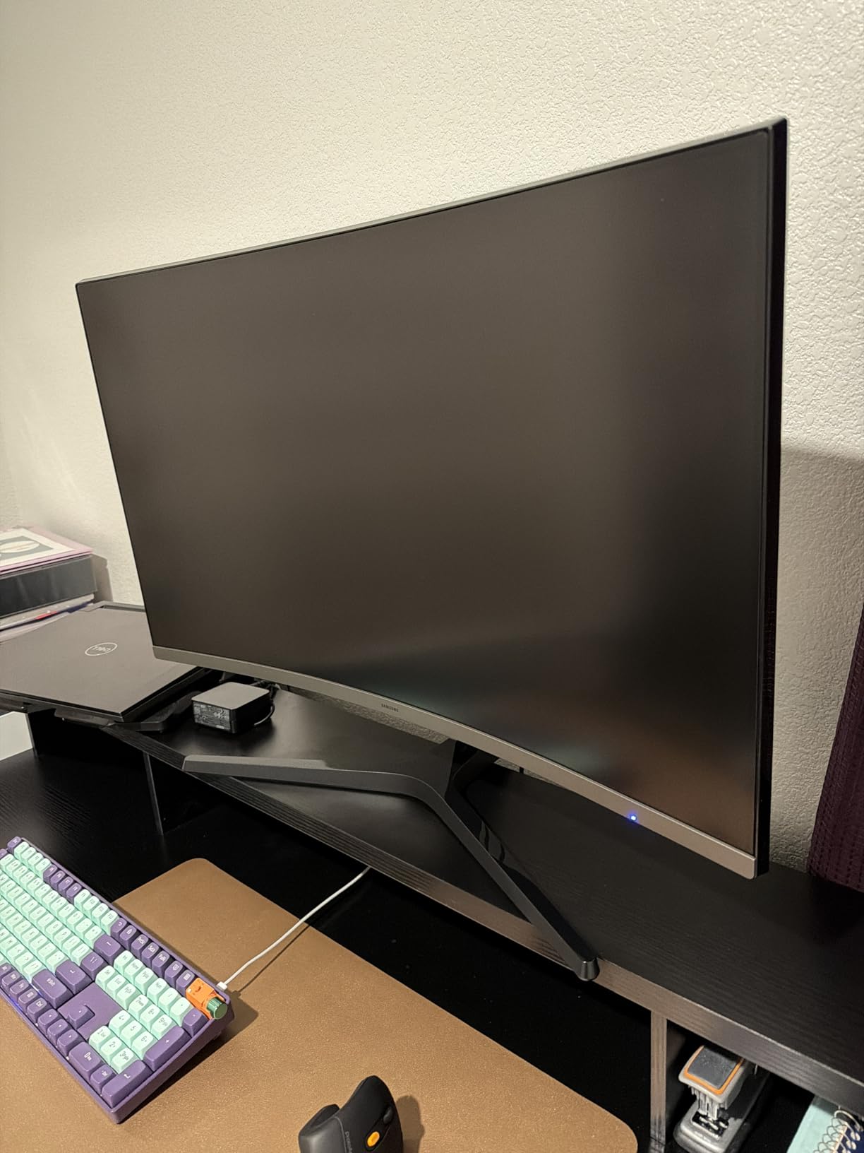 Samsung 32-inch S3 (S39GD) FHD 100Hz Curved Monitor, Game Mode, Eye Saver Mode, Multiple Connectivity with HDMI Port, Built-in Speakers, LS32D39DGANXZA, 2025 customer photo 1