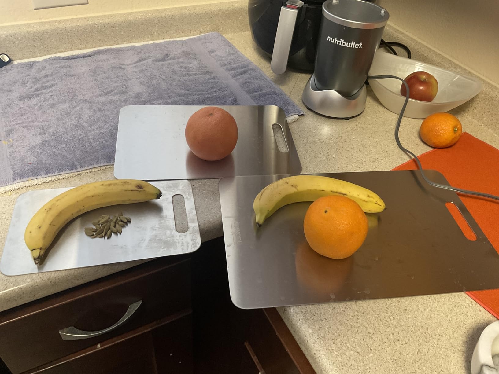 Titanium Cutting Board Set of 3, Titanium Cutting Boards for Kitchen, 100% Double-Sided Titanium Cutting Boards, Separate Raw and Cooked Food Areas, Non-Toxic, Dishwasher Safe customer photo 1