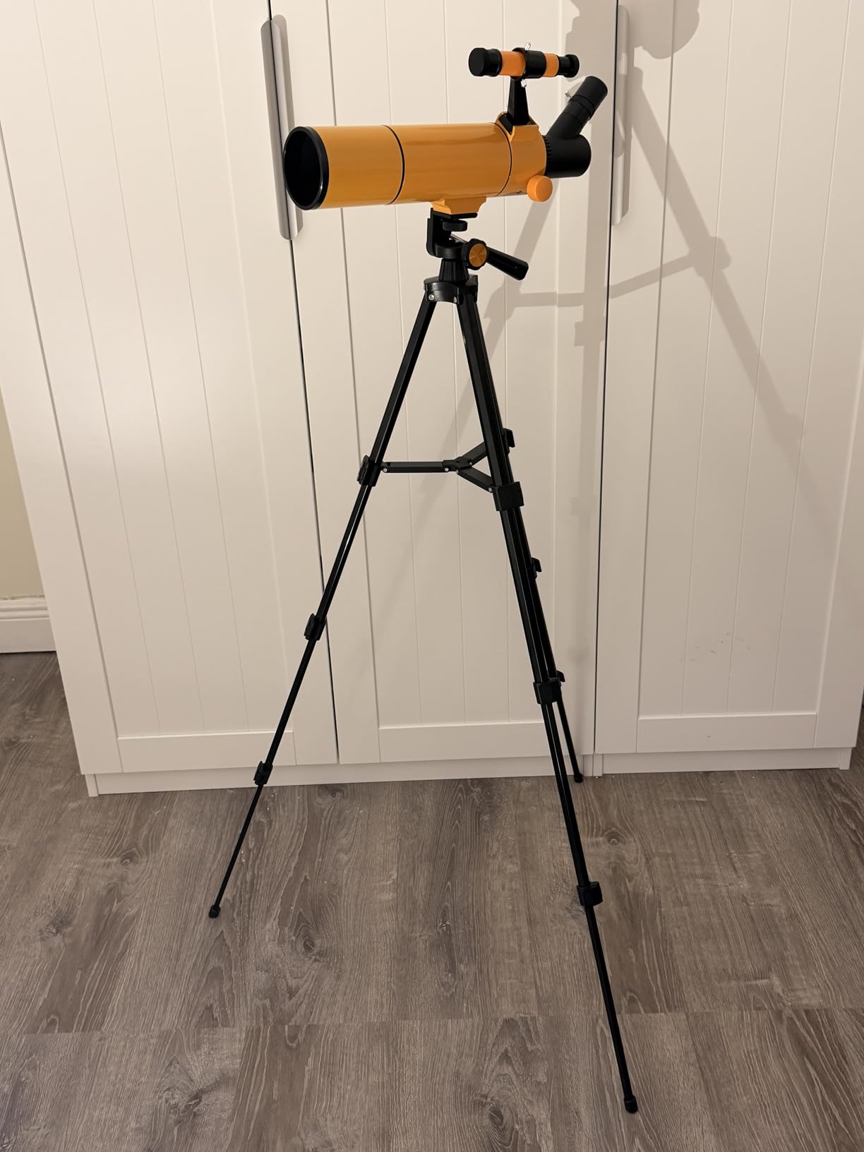 Telescope for Adults & Kids, 80mm Aperture 500mm Portable Refractor Telescope for Astronomy Beginners, Professional Travel Astronomical Telescopes with Tripod, Stickers, Phone Adapter, Backpack customer photo 1