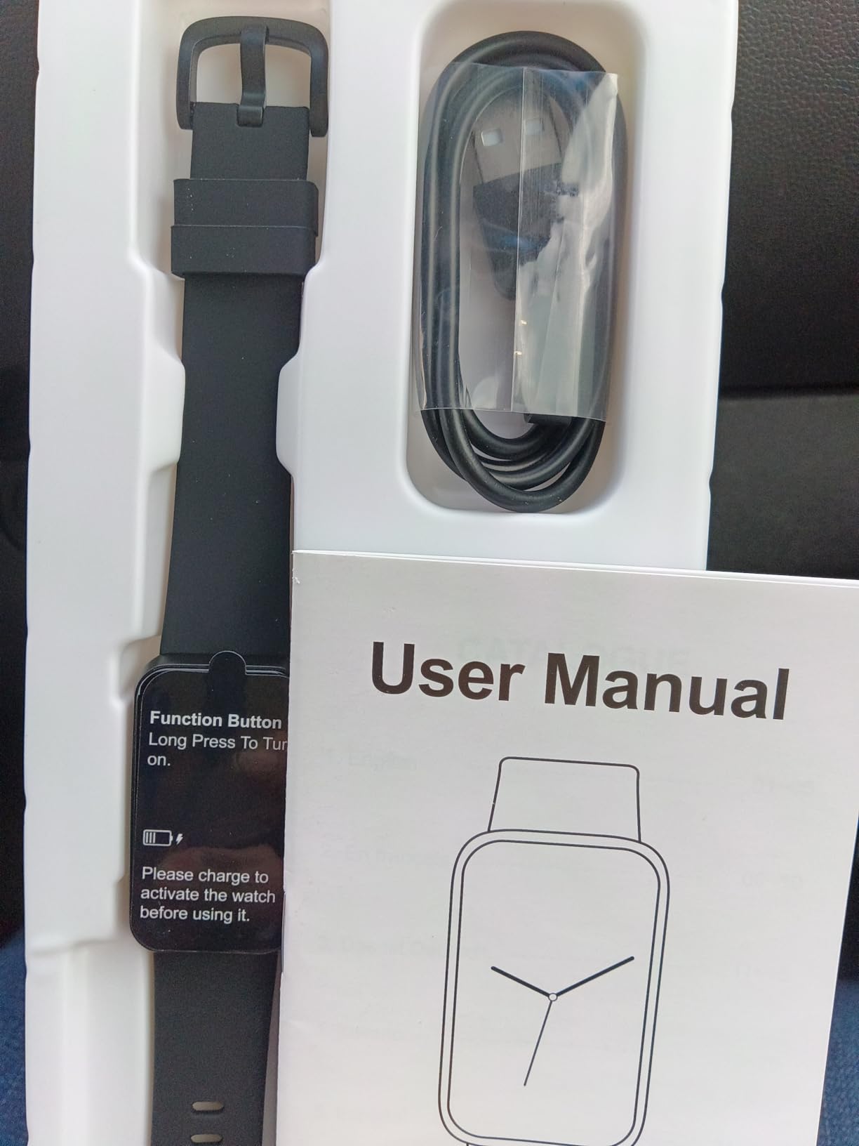 Fitness Trackers, Blood Oxygen Heart Rate Sleep Monitor, Smart Band 24/7 Health Monitoring, Calorie Pedometer Steps Counter Activity watchs/Notifications for iOS/Android customer photo 2