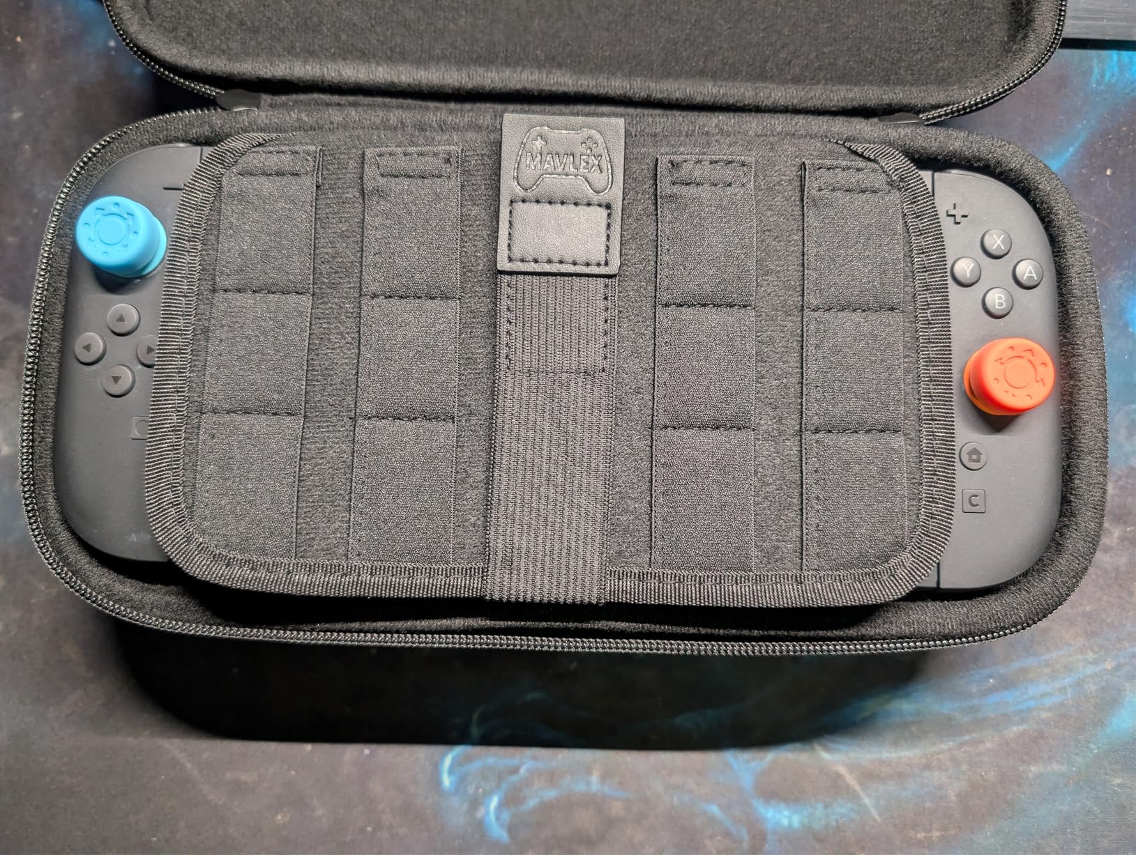 Mavlex Carrying Case for Nintendo Switch 2 (2025), Travel Gaming Storage System, Fits Official AC Adapter, External M-Strap to Hold Pro Controller/Power Bank/Joy-Con Grip, Protects Analog Sticks customer photo 2
