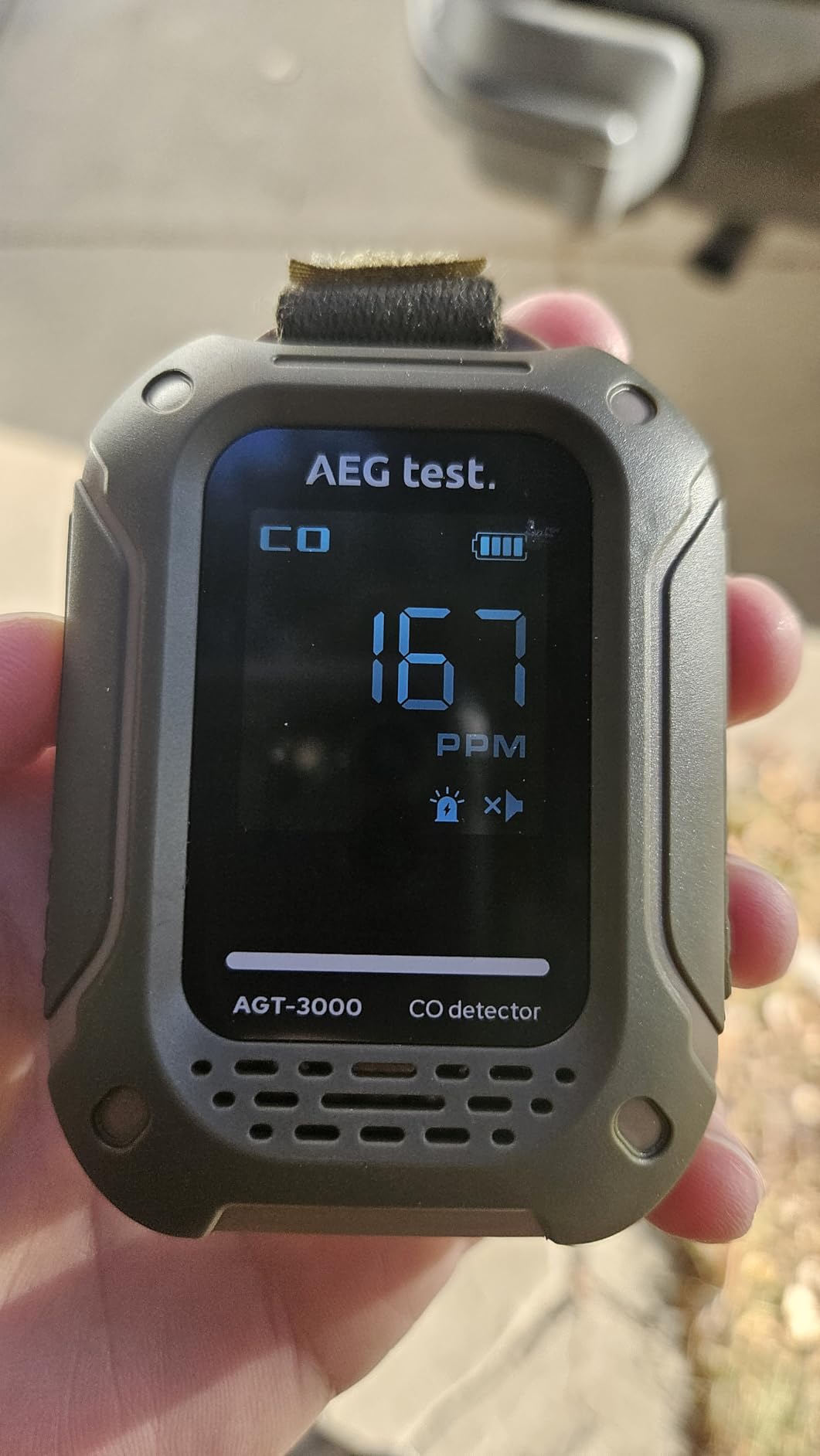 AGT-3000 Portable Carbon Monoxide Detector, 240H Standby, Upgraded CO Sensor for Travel, Rechargeable CO Detector with Audible & Visual Alerts, CO Meter for Camping, 0-1000ppm customer photo 1