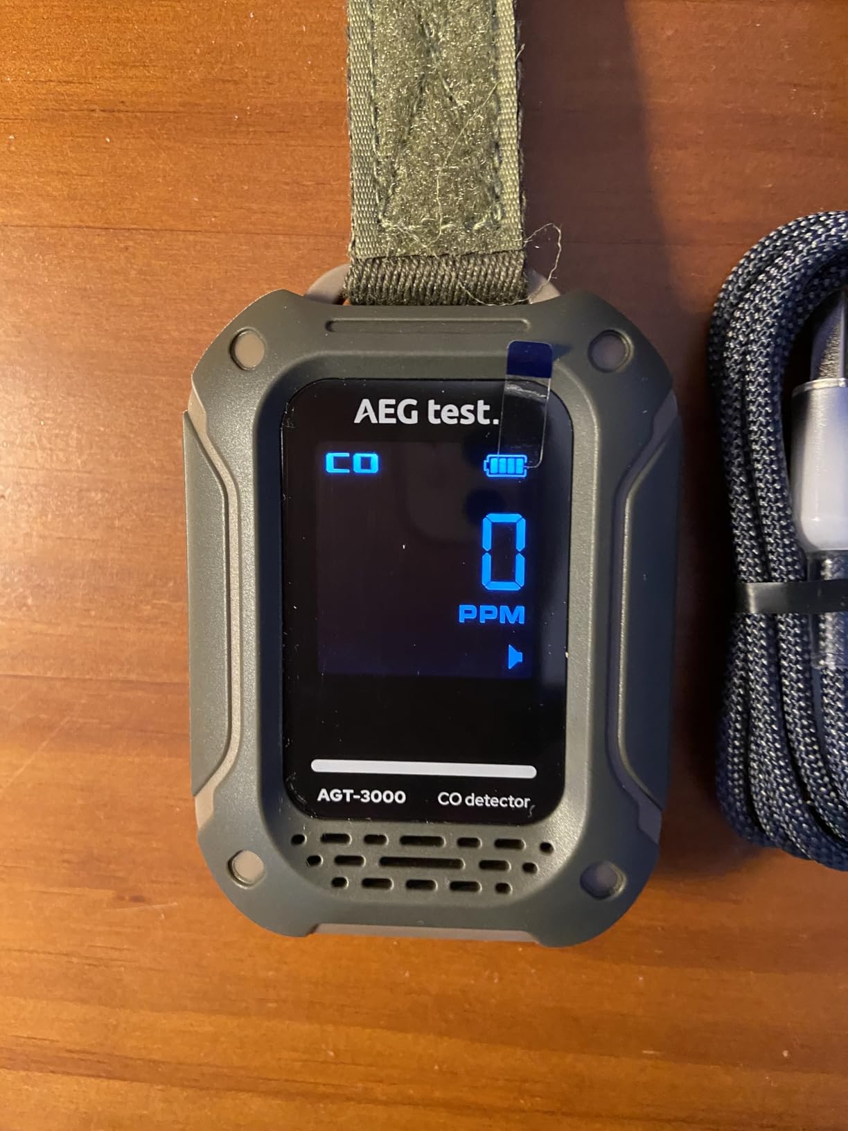 AGT-3000 Portable Carbon Monoxide Detector, 240H Standby, Upgraded CO Sensor for Travel, Rechargeable CO Detector with Audible & Visual Alerts, CO Meter for Camping, 0-1000ppm customer photo 2