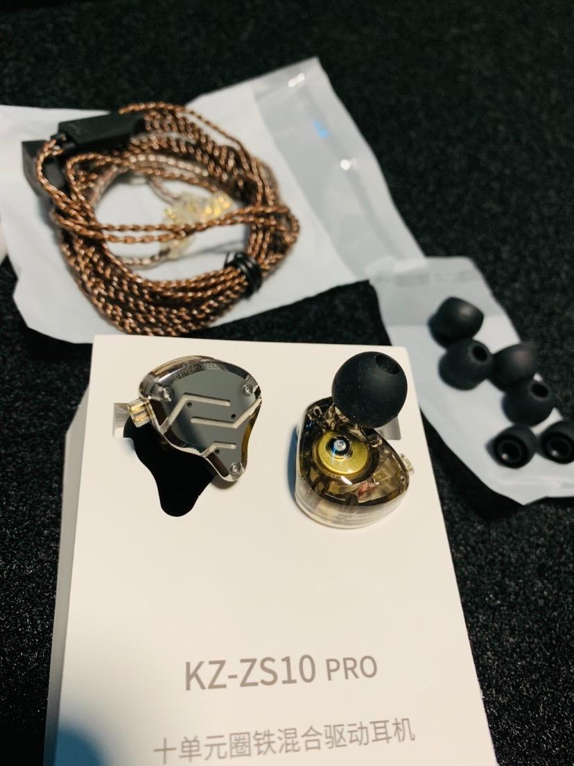 KZ ZS12 PRO 2 in Ear Monitor Headphones, 5BA+1DD 6 Hybrid Driver Gaming Earbuds Wired Earphones, HiFi Clarity Sound Immersive Bass IEMs for Gaming Musician Singer Audiophile (Black without Microphone) customer photo 2