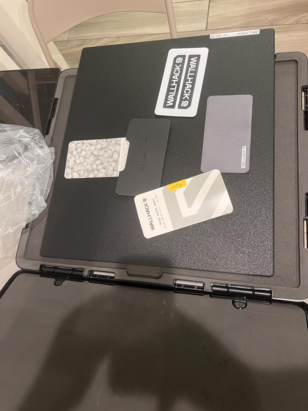 Wallhack SP-005 Glass Gaming Mouse Pad - Speed Surface, Large Mousepad for Esports, Smooth Low-Friction Glide, Tempered Glass, Ergonomic Low Profile, Durable & Portable with Carry Case | Skypad White customer photo 1