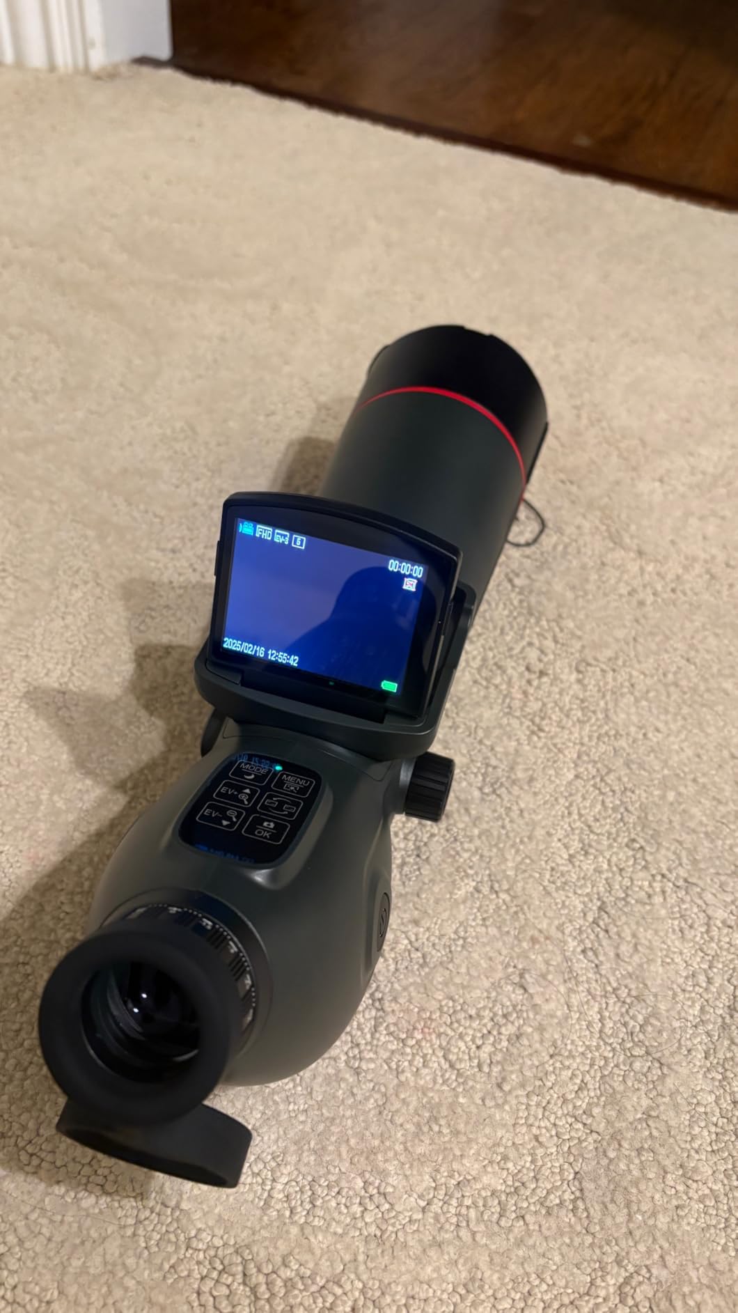 Smart Telescope, Professional Refractor Auto-focus Portable Digital Electronic Telescopes with 4K Astrophotography Camera, Internal And Externat Dual Screens Spotter for Adults and Beginners Astronomy customer photo 1