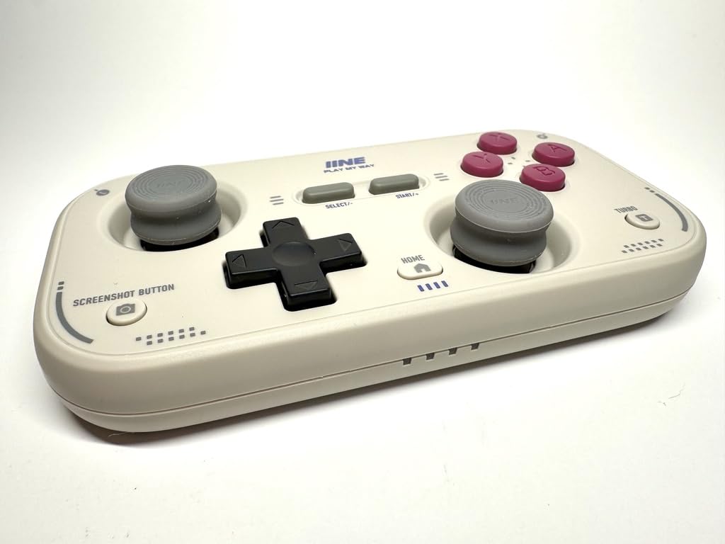 IINE Retro Pocket Game Controller, Wireless Gamepad for Switch/Steam Deck/PC/iOS/Android | Mini Portable Controller with Hall Joystick, 1000Hz Response Rate, Customizable Buttons, 600mAh Battery customer photo 2