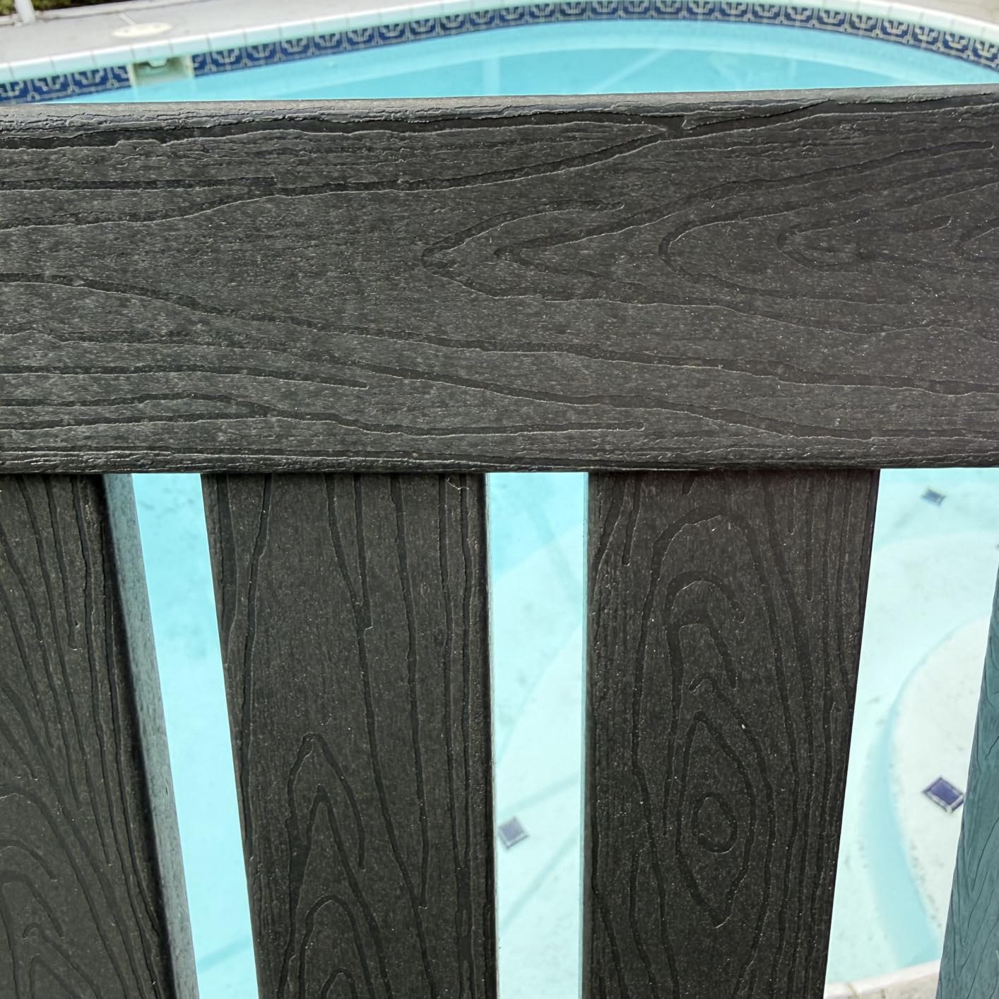 Patio Chaise Lounge Chair, Oversized Lounge Chair Outdoor with 5 Positions, HDPE, Patio Lounge Chair with Wheels & Cup Holder for Pool, Deck, Poolside, Grey customer photo 2