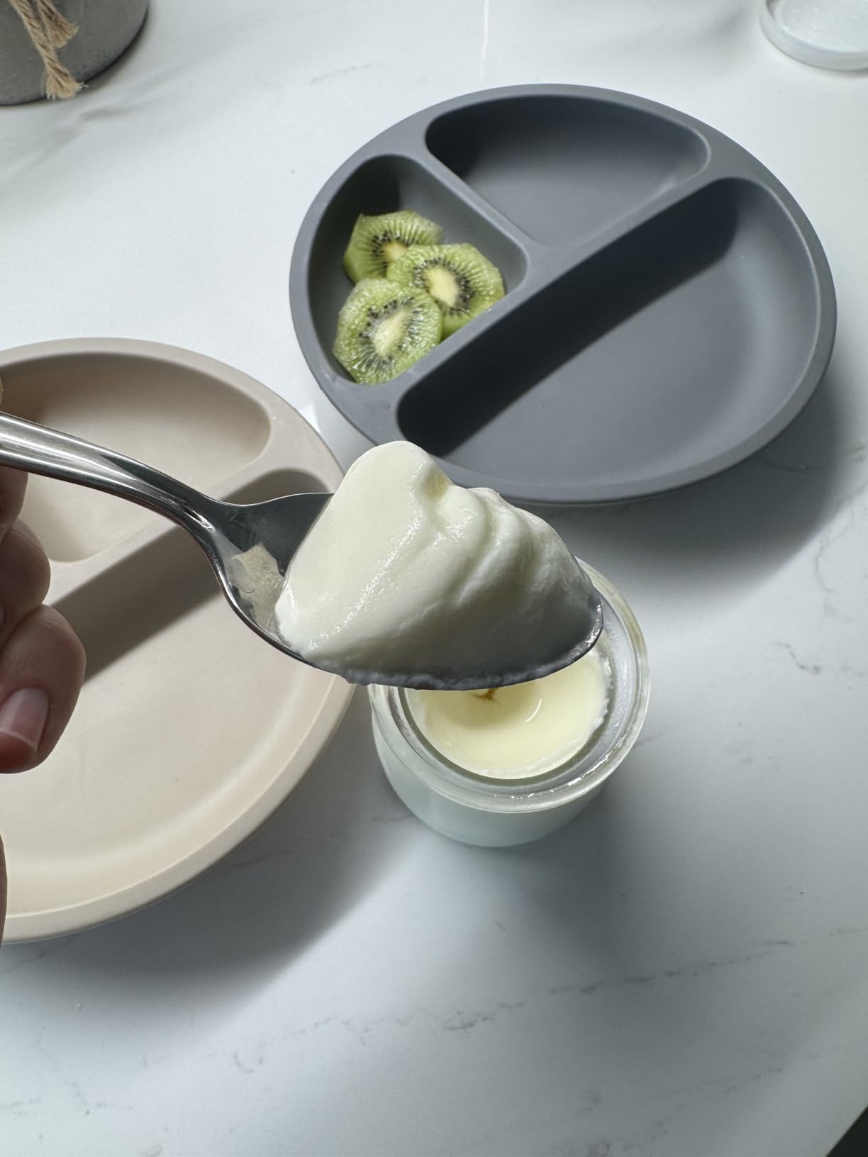 Yogurt Maker with Adjustable Temperature and 48H Timer - 6 Glass Jars for Homemade Probiotic Yogurt, for Family Wellness and Healthy Diet Lovers customer photo 1