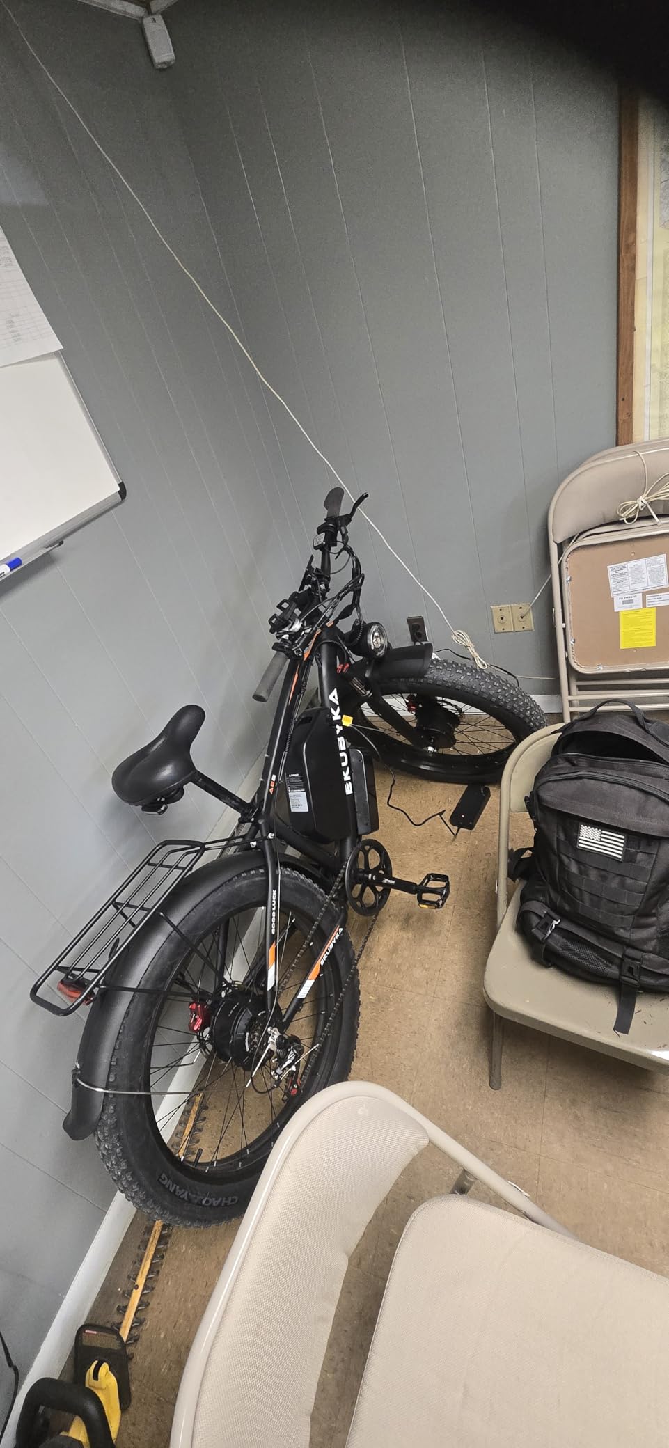 6000W Dual Motor Electric Bike for Adults, 48MPH Fast Ebike with 52V 36Ah Removable Battery, Up to 100 Miles Long Range, 24/26 Inch Fat Tire, Shimano 7-Speed, Shock Absorber Commuter E-Bike customer photo 1