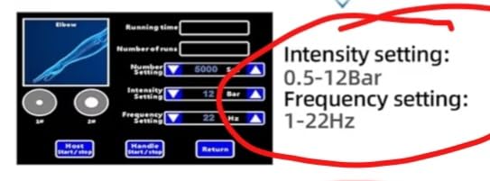 2026 Upgraded Shockwave Therapy Machine Pain Relief Extracorporeal Shock Wave Therapy Device for Muscle Joints Back Golf Elbow, Portable ESWT Machine for Home Gym Easy to Use customer photo 1