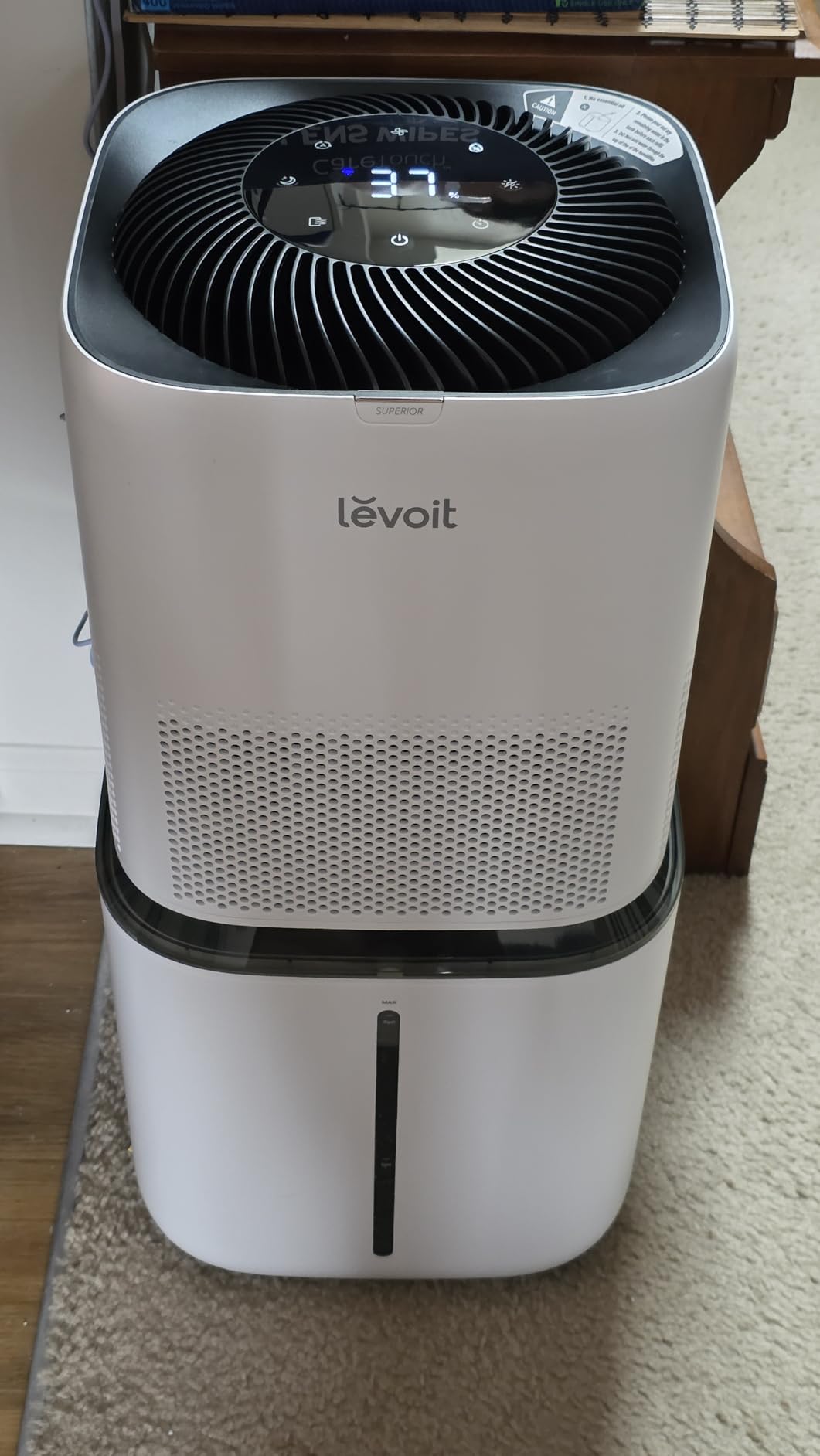 LEVOIT Superior 6000S Smart Evaporative Humidifiers for Home Whole House up to 3000ft², 23L, Last 72-Hour, Premium Filter, Dry Mode, Wheels & Water Fill Hose, Foldable Storage, Sleep Mode, New Edition customer photo 1