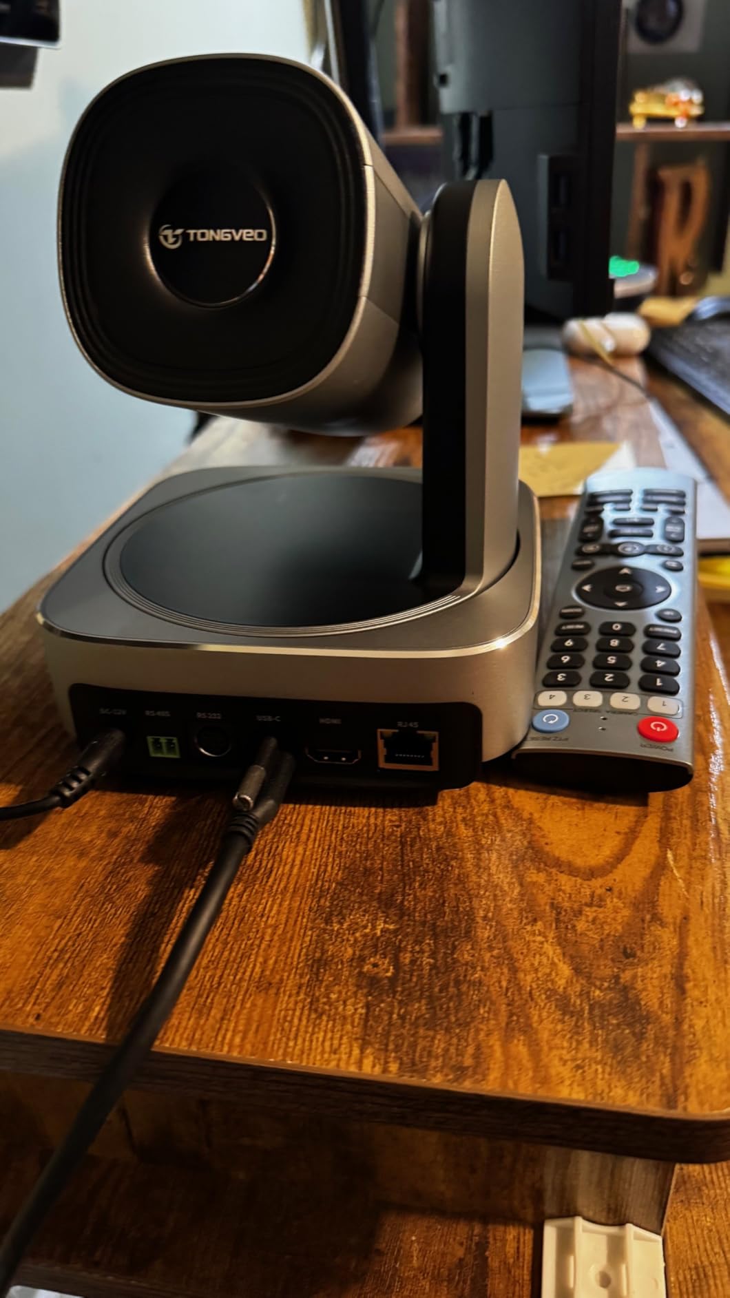 4K NDI PTZ Camera 60FPS, 4KP60 AI Auto-Tracking 20X Optical Zoom Video Conference Camera 1/1.8 UHD CMOS 8.42MP with USB 3G-SDI HDMI LAN Outputs POE Live Streaming for Church Worship Conference Events customer photo 2