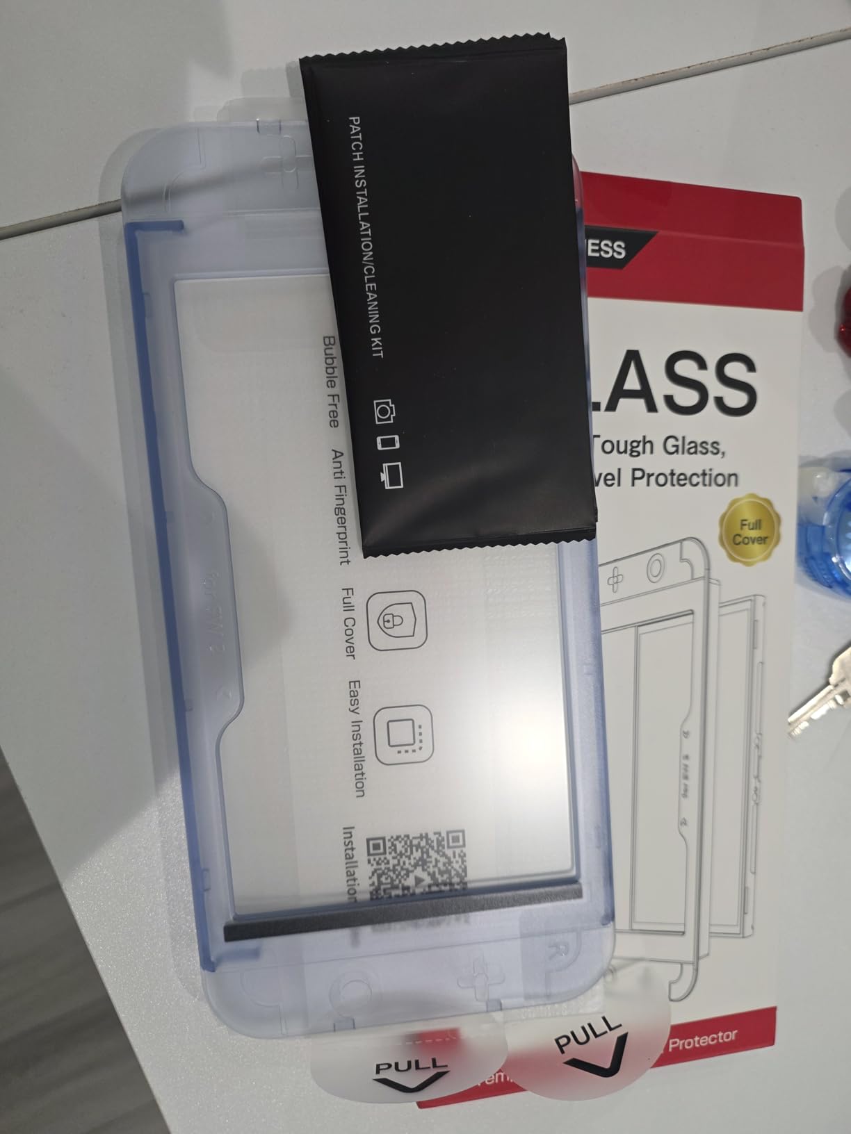 Screen Protector for Switch 2, 10H Military Grade Protection Tempered Glass with Eye Protection for Nintendo, [2026 Upgrade] Auto-Align & Auto-Dust Kit, Ultra-Durable, HD Clear, Full Coverage, 2 Pack customer photo 1