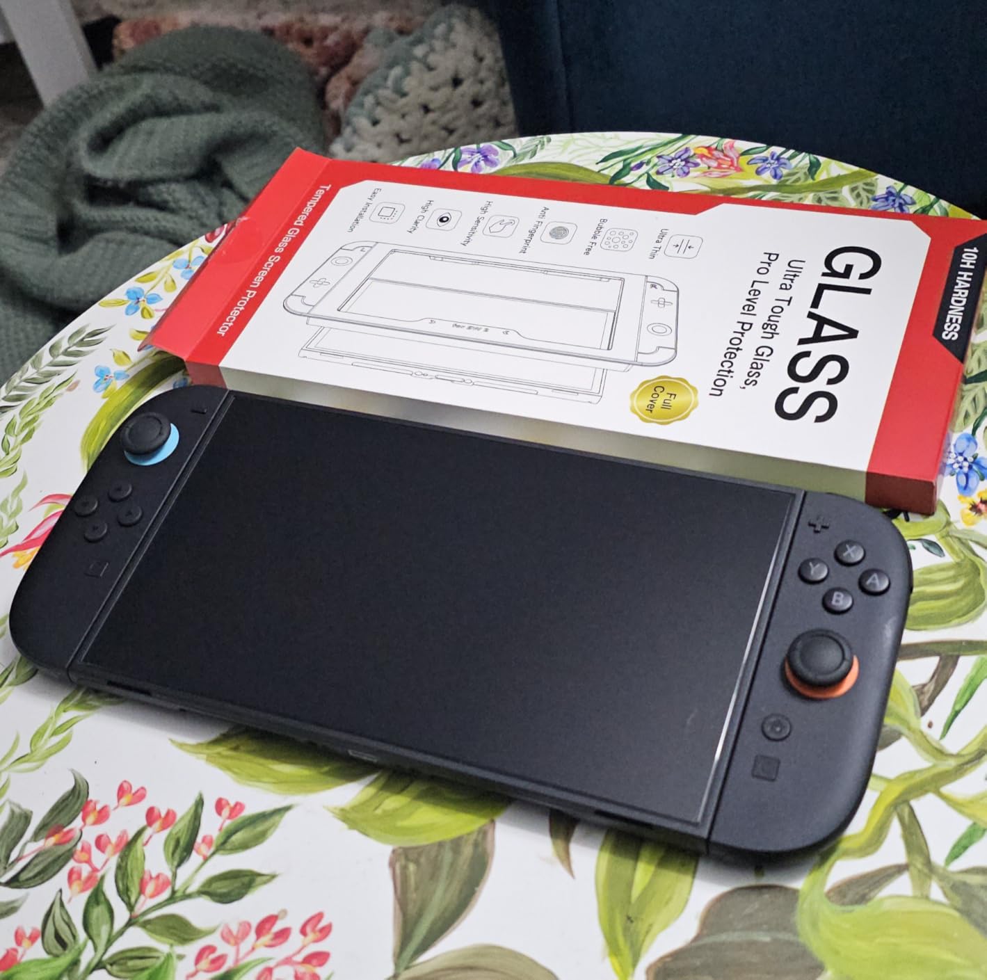 Screen Protector for Switch 2, 10H Military Grade Protection Tempered Glass with Eye Protection for Nintendo, [2026 Upgrade] Auto-Align & Auto-Dust Kit, Ultra-Durable, HD Clear, Full Coverage, 2 Pack customer photo 2