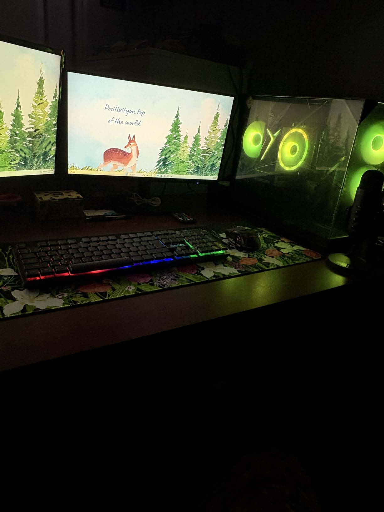 Crystal Gaming PC, AMD Ryzen 7 5700 3.7GHz, NVIDIA RTX 5060, 1TB NVMe SSD, 32GB DDR4 RAM 3200, 650W Gold PSU, Wi-Fi, Win 11, Desktop customer photo 1